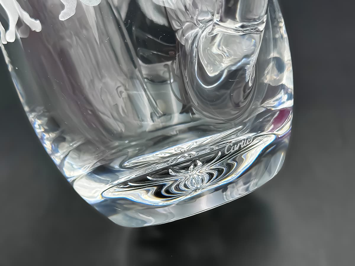 Cartier+Crystal+Weinkrug+mit+Panther-Motiv,+Originalbox,+signiert - image 5