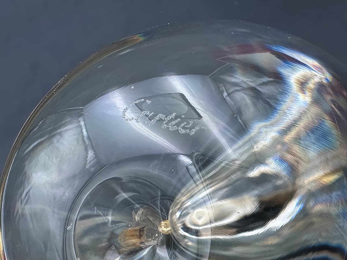 Cartier+Crystal+Papierbeschwerer,+Apfelform,+Originalbox,+signiert - image 4