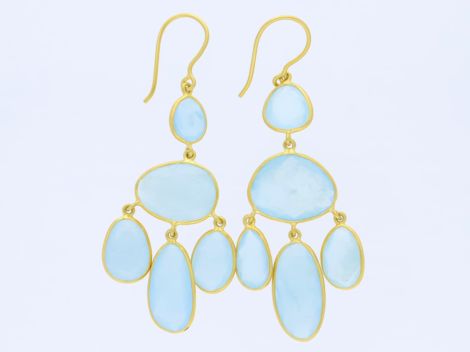 Ohrringe+30,00+ct.+Aquamarine+750+Gold+/+18+Karat