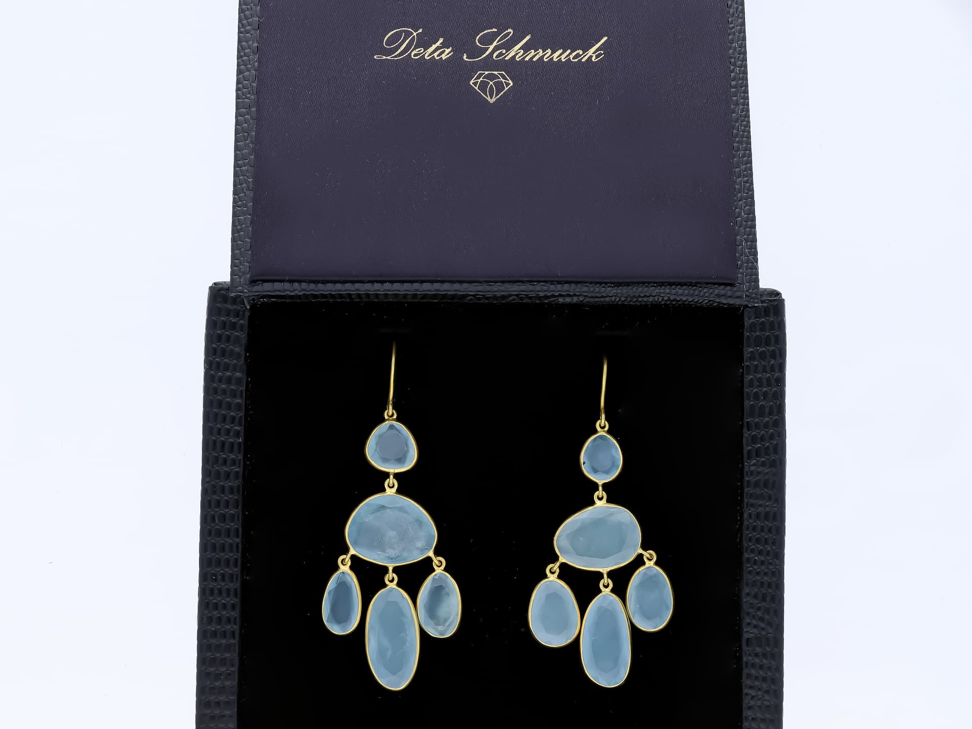 Ohrringe+30,00+ct.+Aquamarine+750+Gold+/+18+Karat - image 3