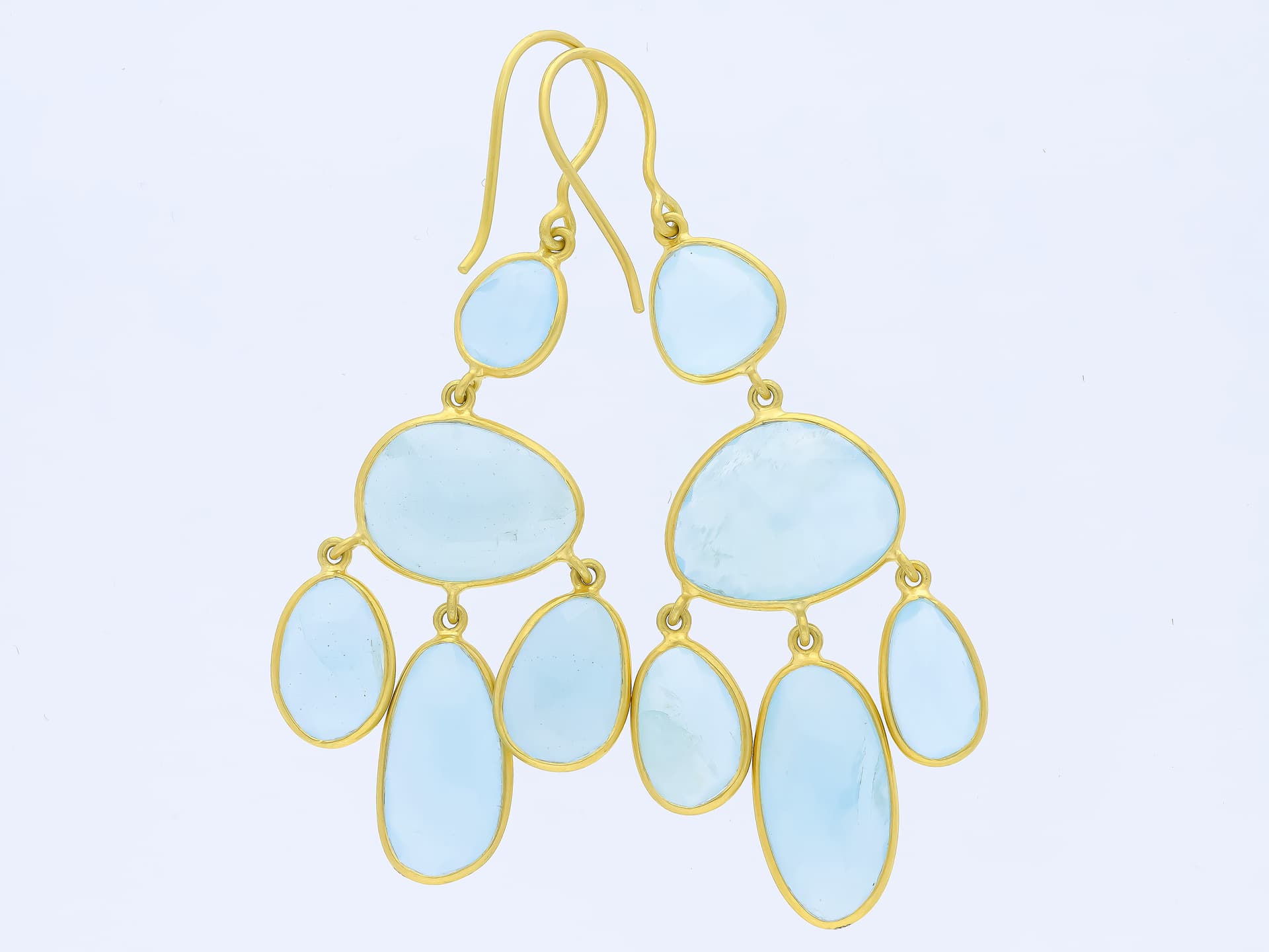 Ohrringe+30,00+ct.+Aquamarine+750+Gold+/+18+Karat - image 5