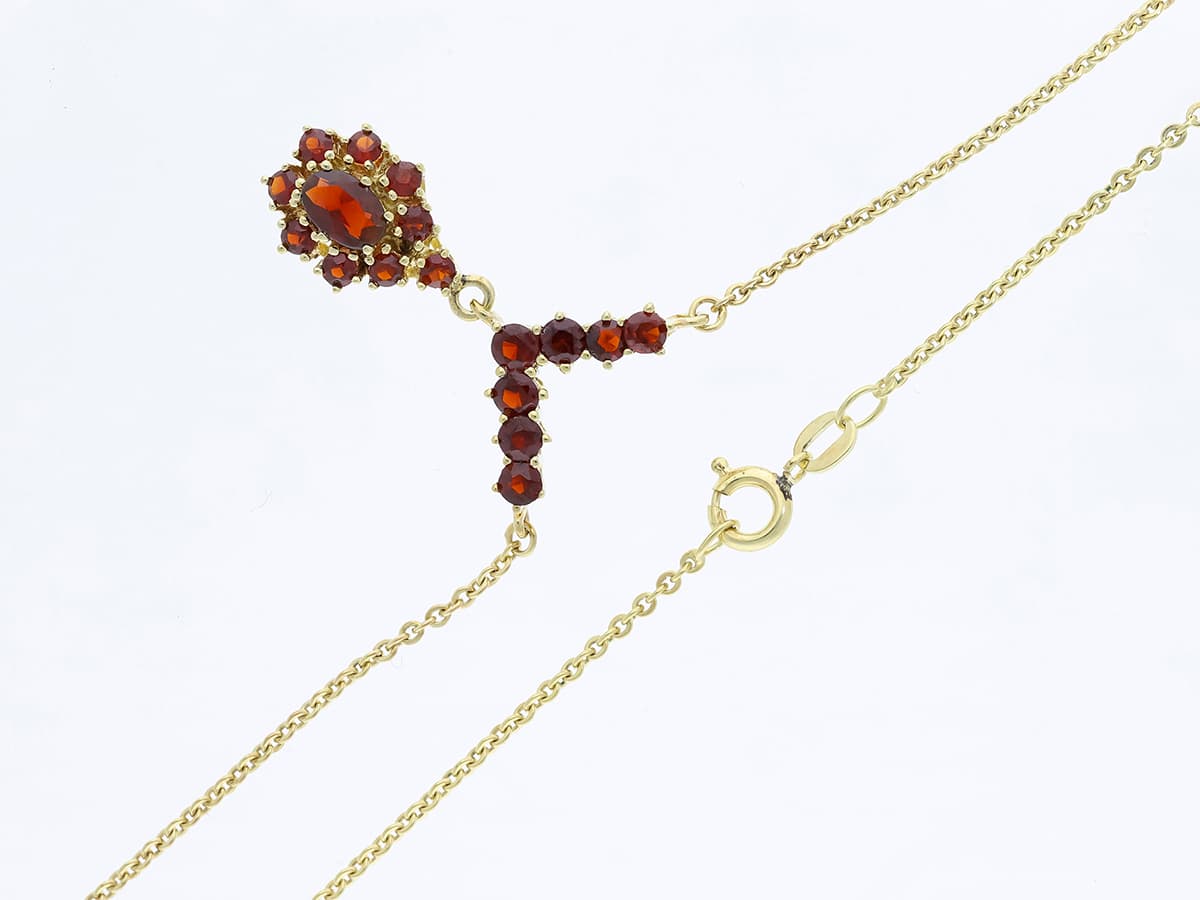 Collier+2,50+ct.+Granat+333+Gold+/+8+Karat - image 3