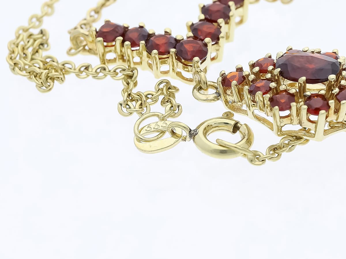 Collier+2,50+ct.+Granat+333+Gold+/+8+Karat - image 5