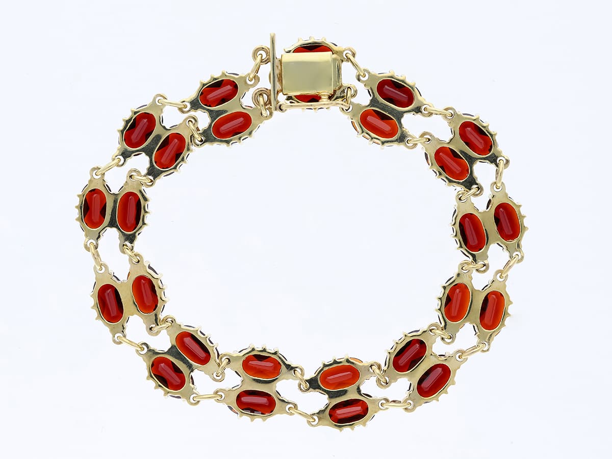 Armband+40,00+ct.+Granat+333+Gold+/+8+Karat - image 2