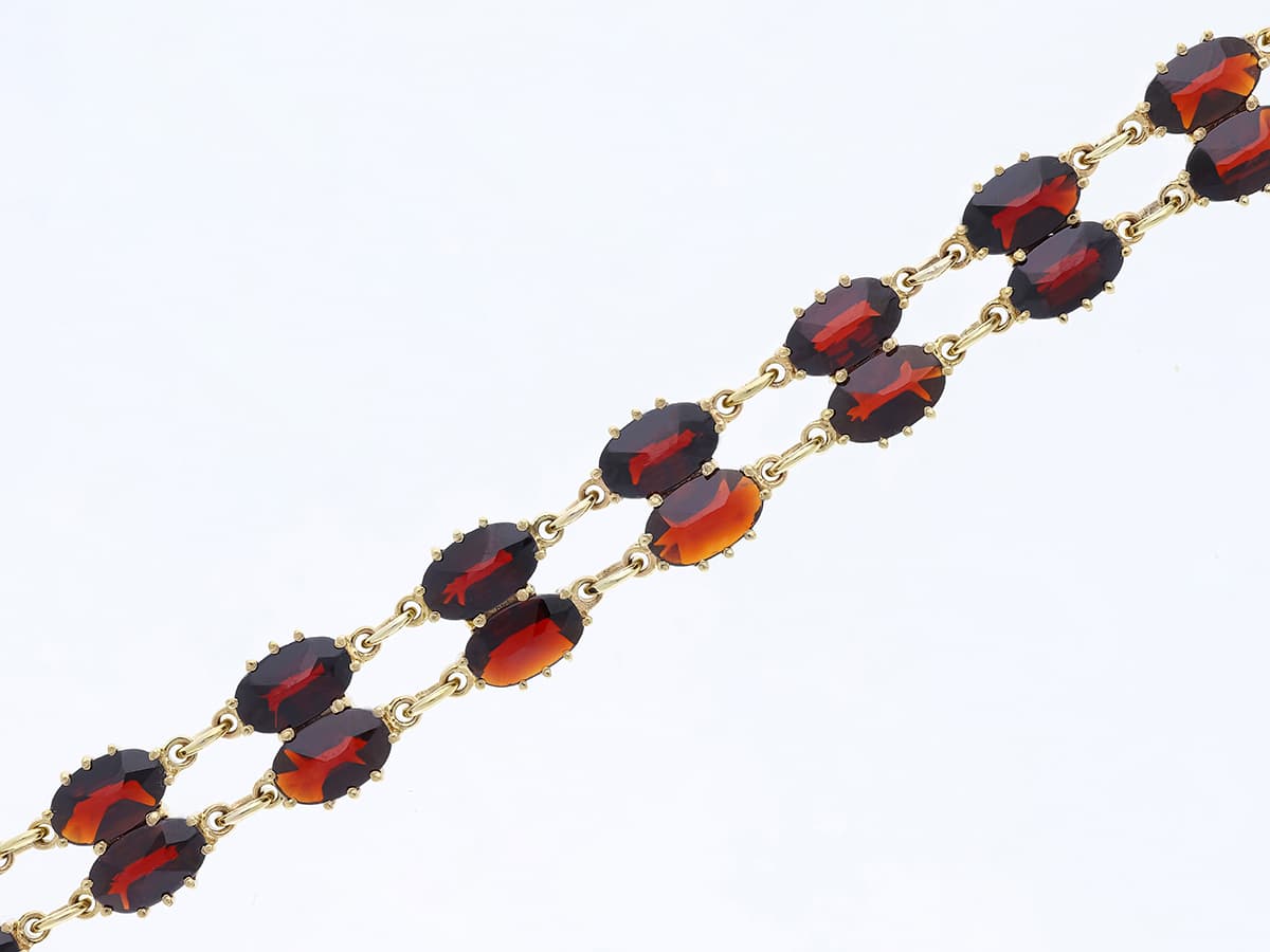 Armband+40,00+ct.+Granat+333+Gold+/+8+Karat - image 3