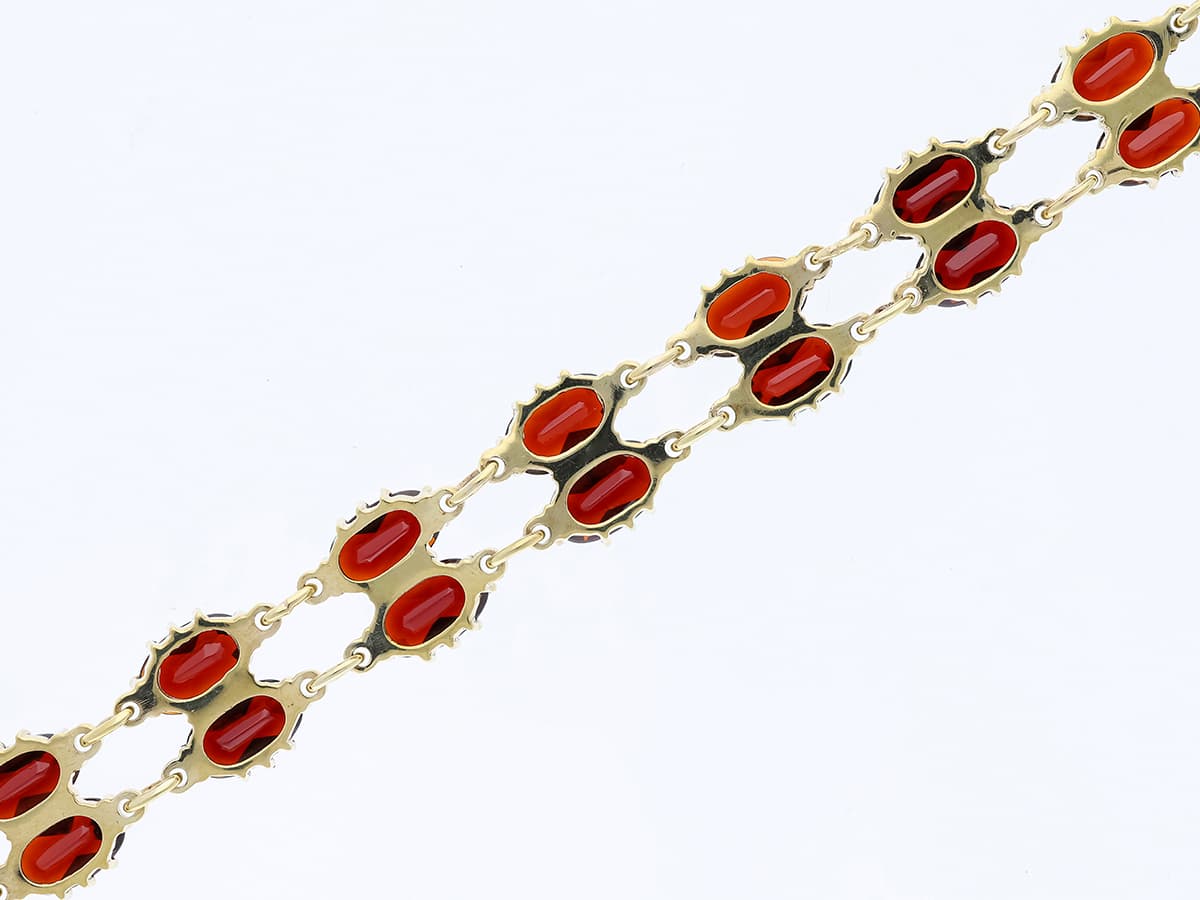 Armband+40,00+ct.+Granat+333+Gold+/+8+Karat - image 4