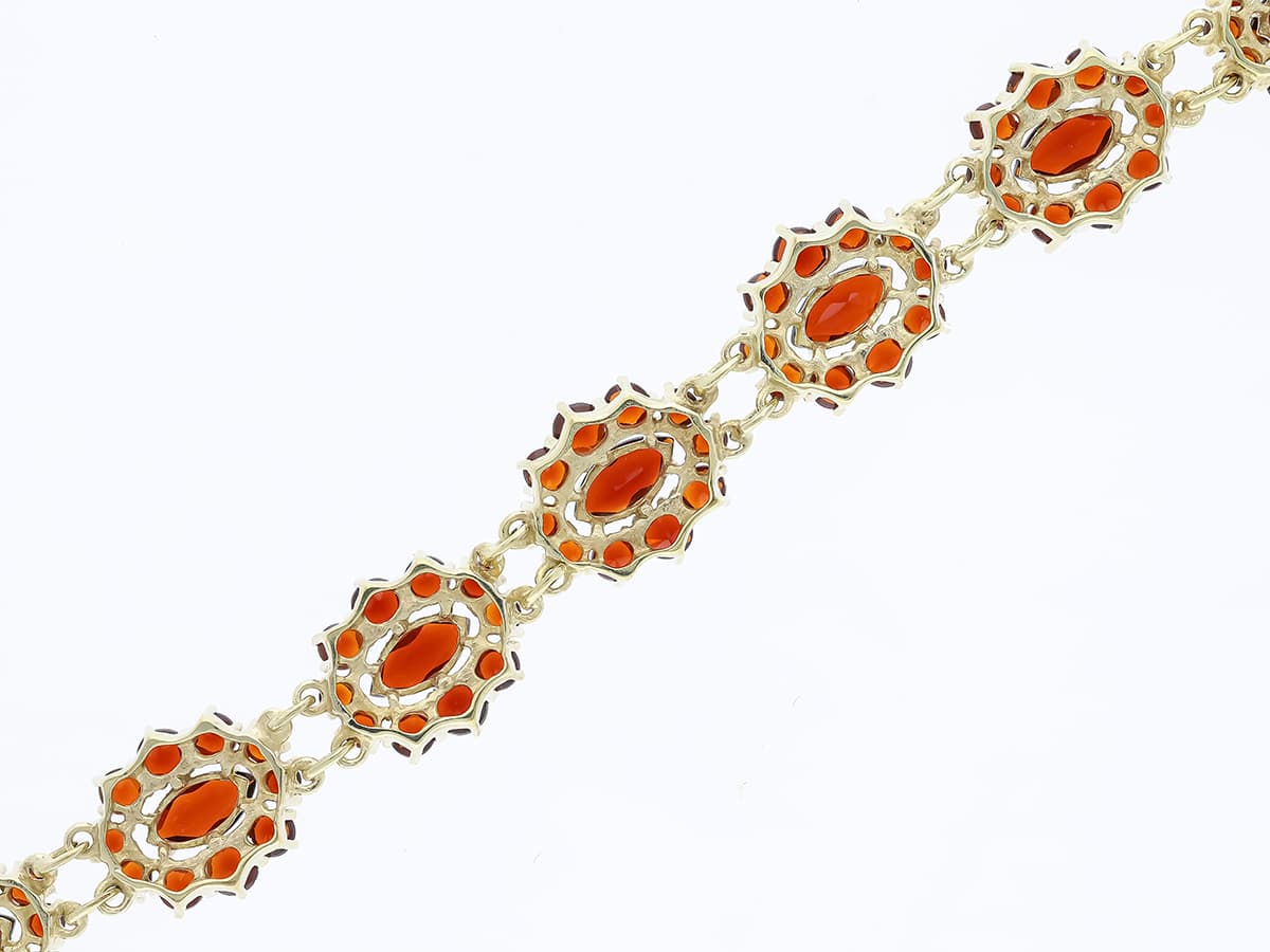 Armband+20,00+ct.+Granat+333+Gold+/+8+Karat - image 4