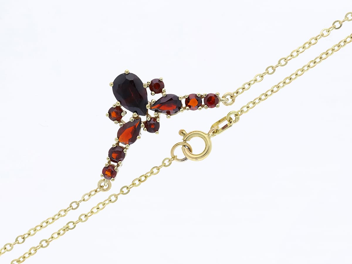 Collier+2,00+ct.+Granat+333+Gold+/+8+Karat - image 3