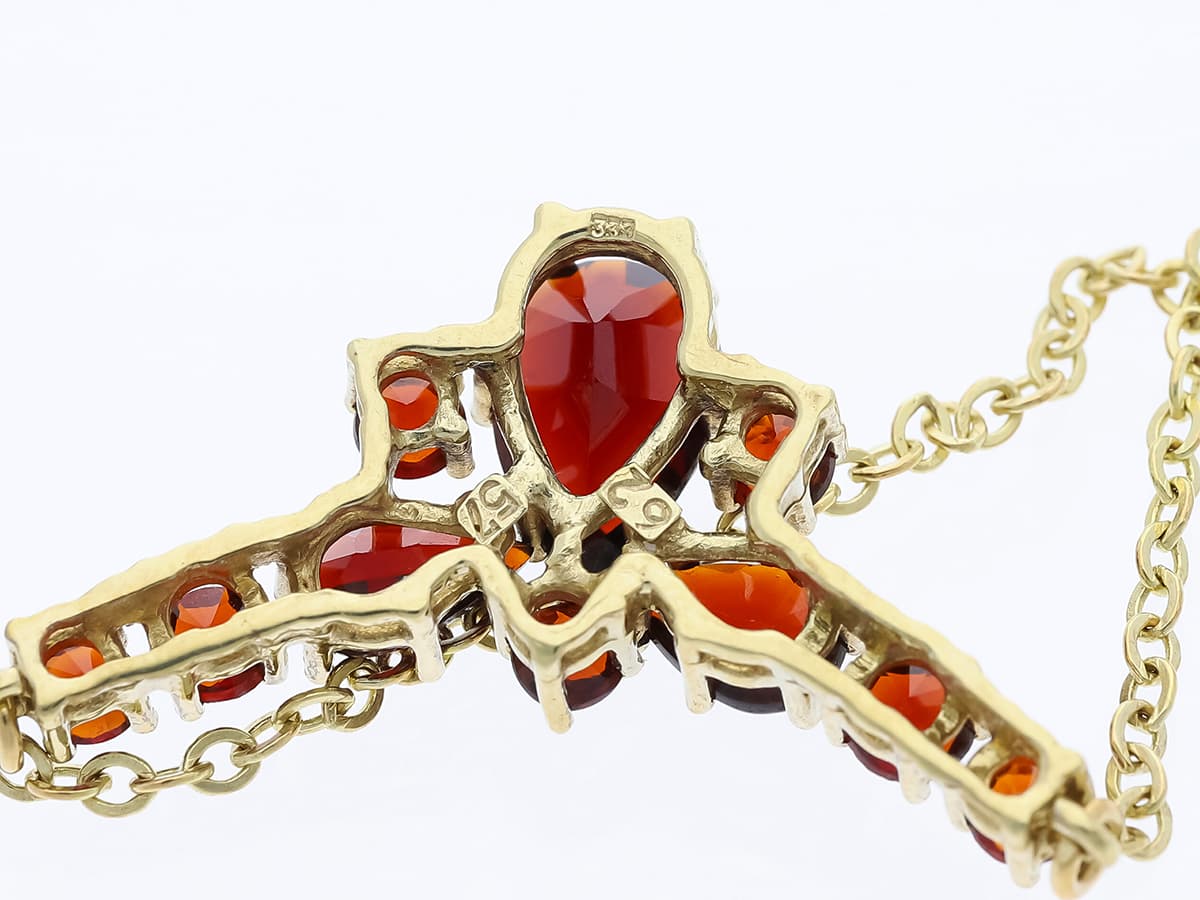 Collier+2,00+ct.+Granat+333+Gold+/+8+Karat - image 5
