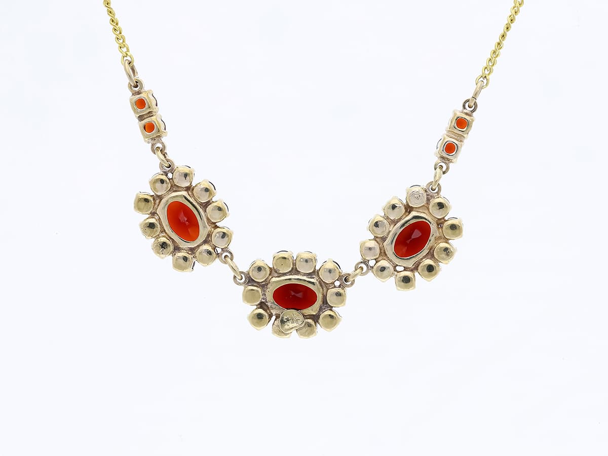 Collier+6,00+ct.+Granat+333+Gold+/+8+Karat - image 2