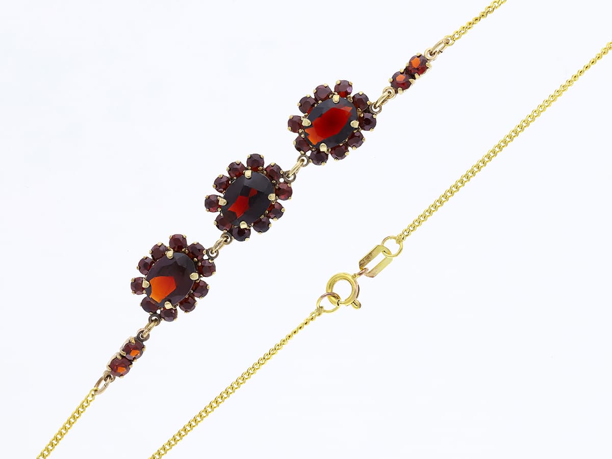 Collier+6,00+ct.+Granat+333+Gold+/+8+Karat - image 3