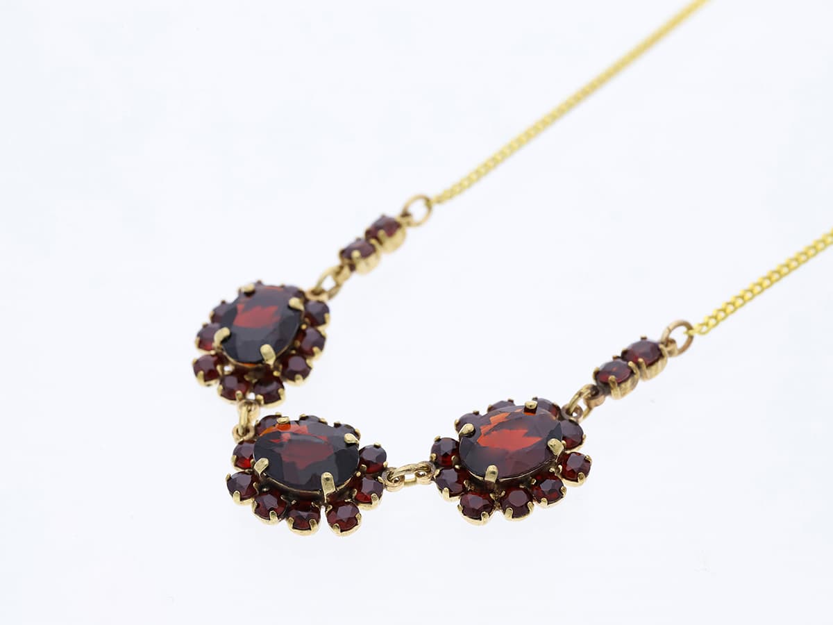 Collier+6,00+ct.+Granat+333+Gold+/+8+Karat - image 4