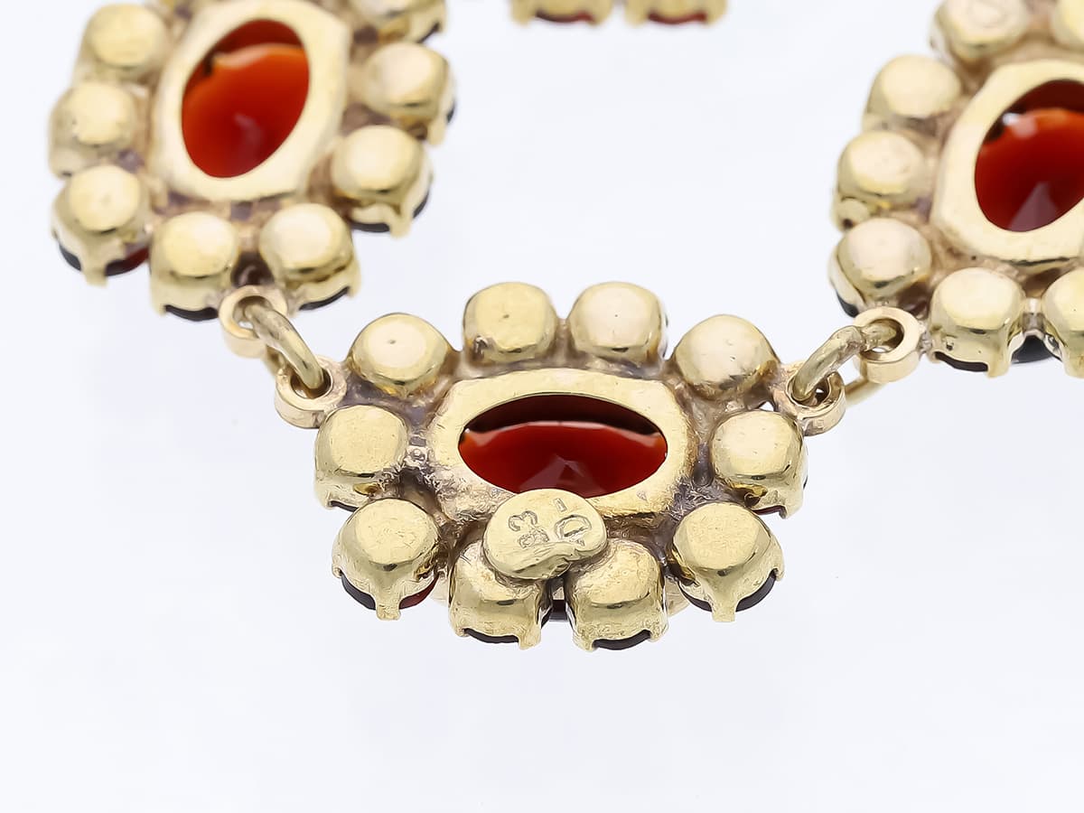 Collier+6,00+ct.+Granat+333+Gold+/+8+Karat - image 5