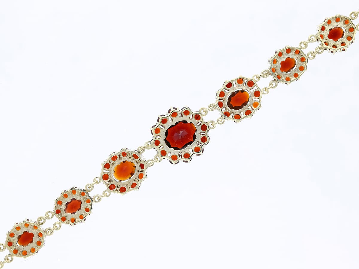 Armband+30,00+ct.+Granat+333+Gold+/+8+Karat - image 4