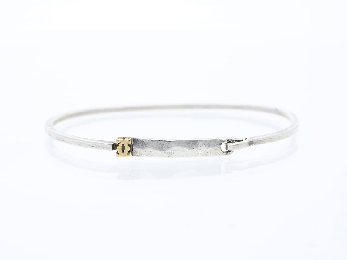 Cartier+Armreif+925+Silber+750+Gold+/+18+Karat+Original+Box