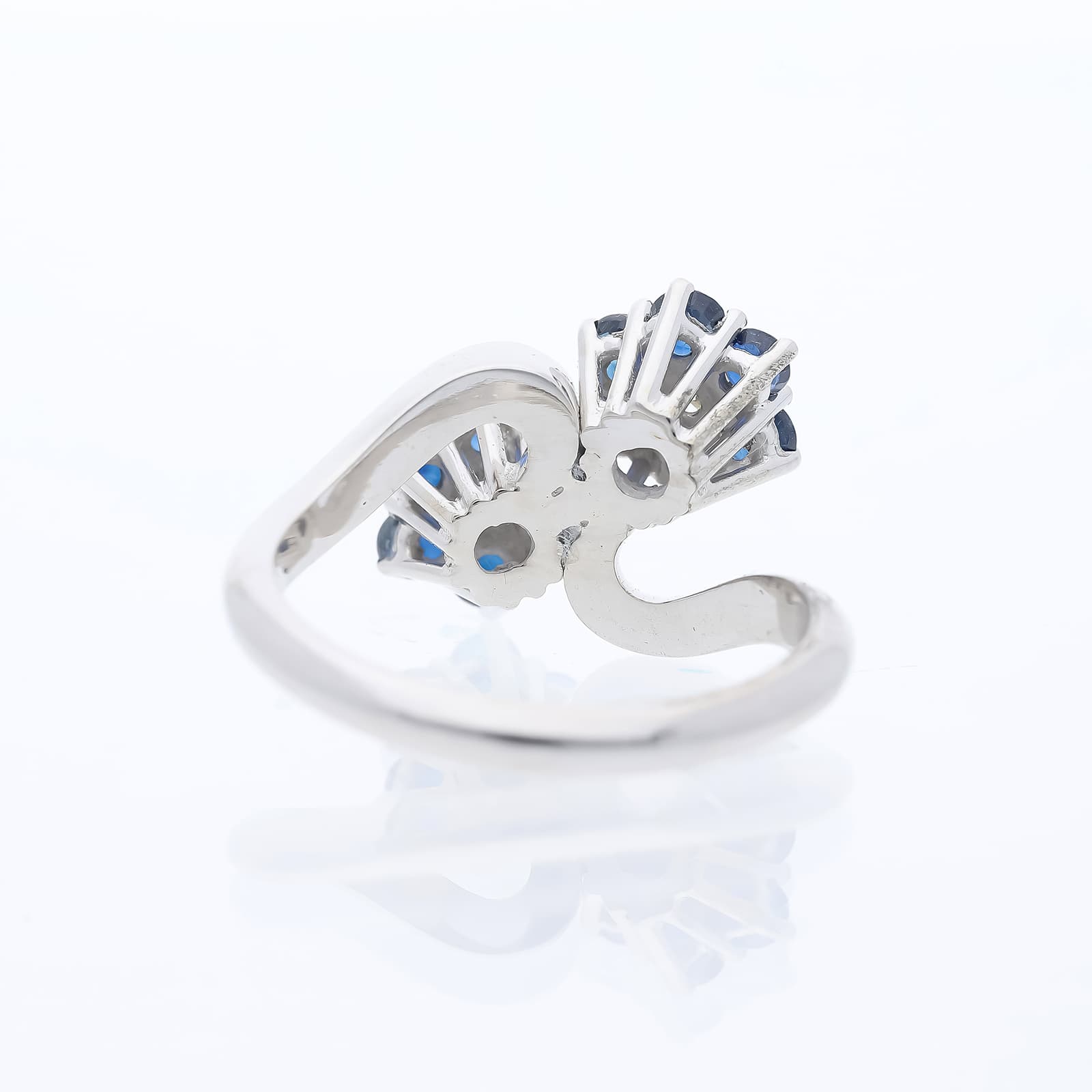 Ring+1,18+ct.+Saphir,+Diamanten+750+Gold+/+18+Karat - image 4