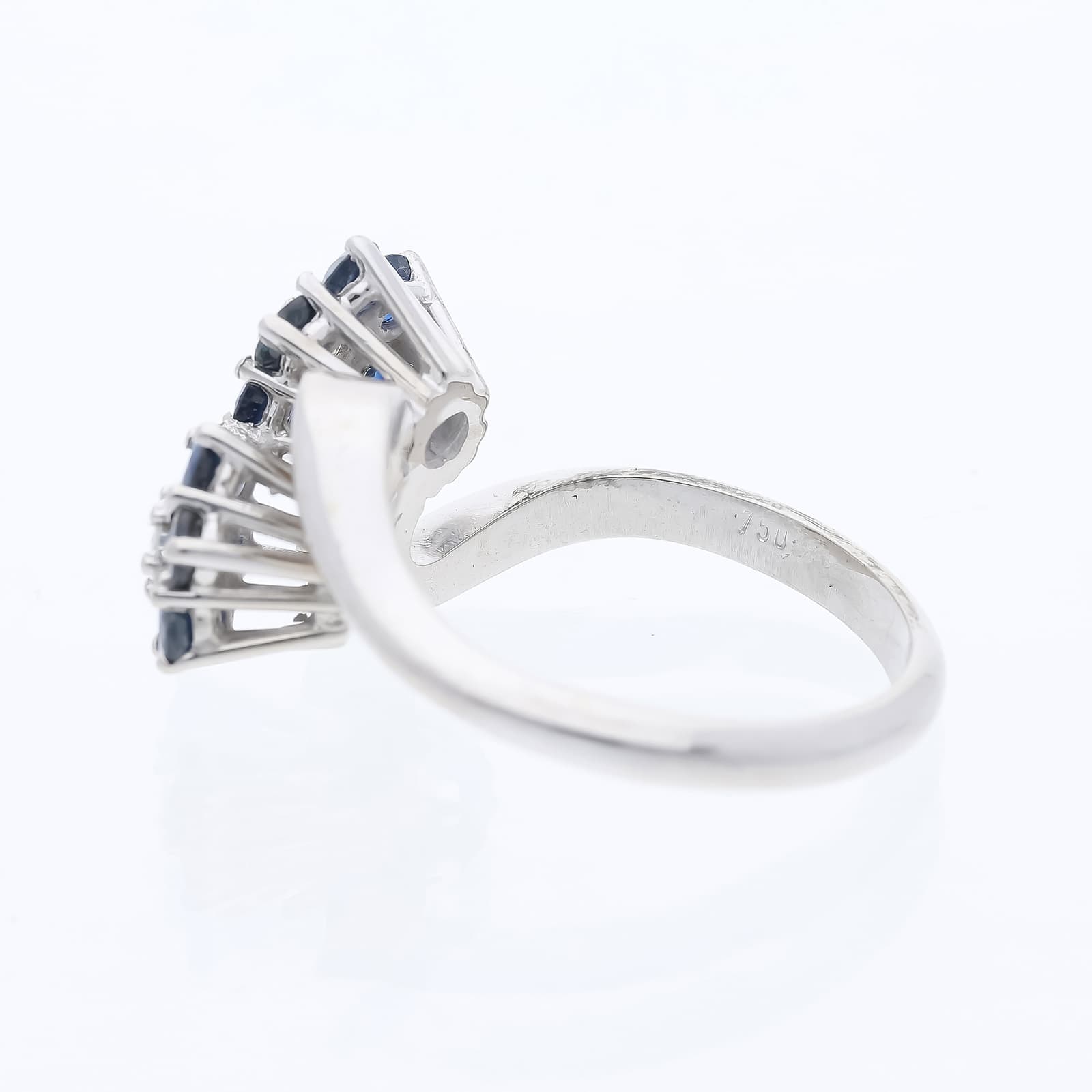 Ring+1,18+ct.+Saphir,+Diamanten+750+Gold+/+18+Karat - image 5
