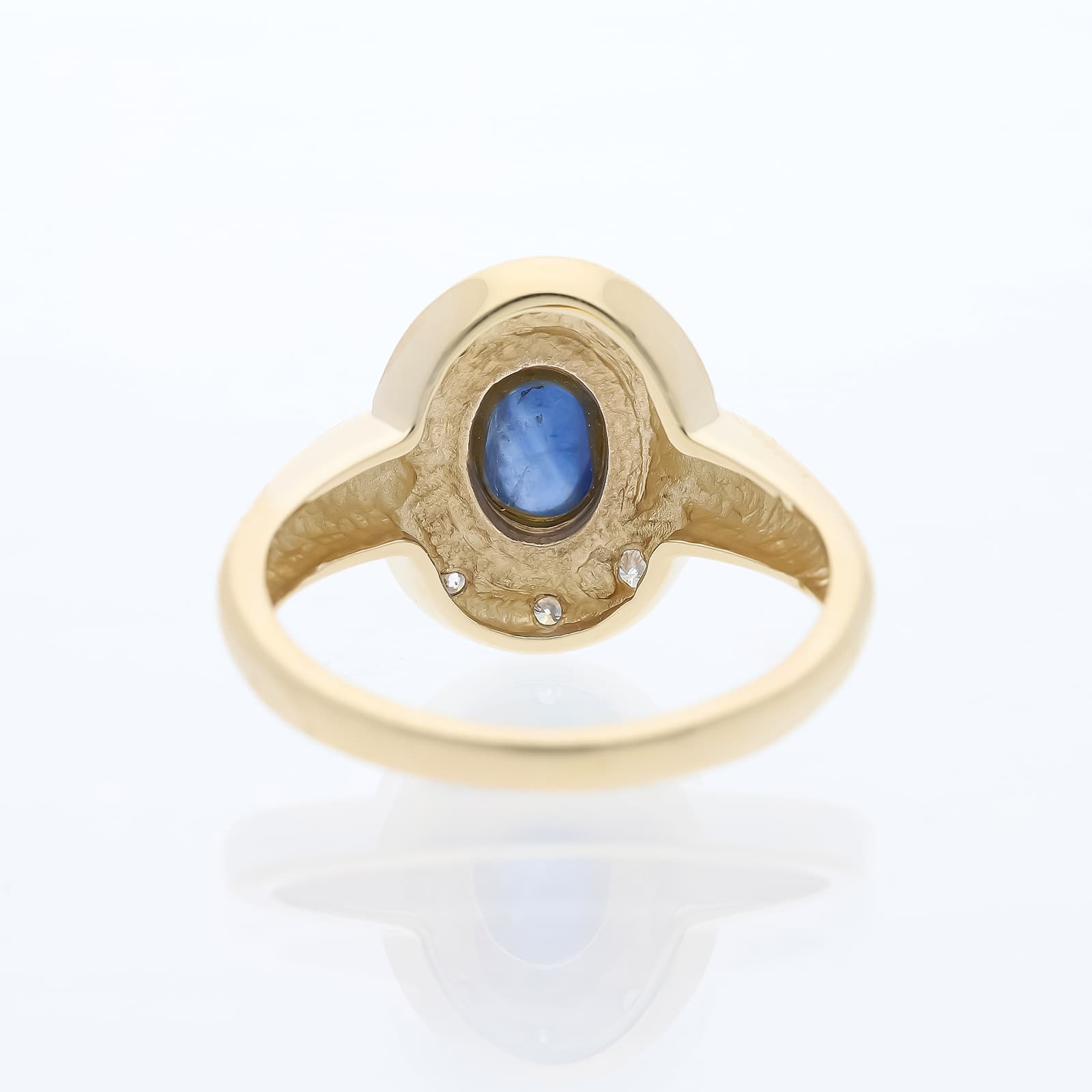 Ring+1,56+ct.+Saphir,+Diamanten+585+Gold+/+14+Karat - image 4