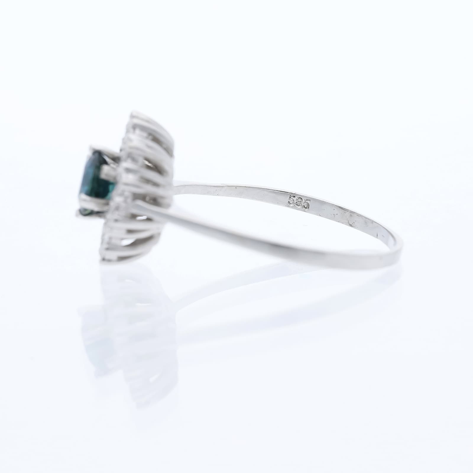 Ring+0,68+ct.+Saphir,+Diamanten+585+Gold+/+14+Karat - image 5