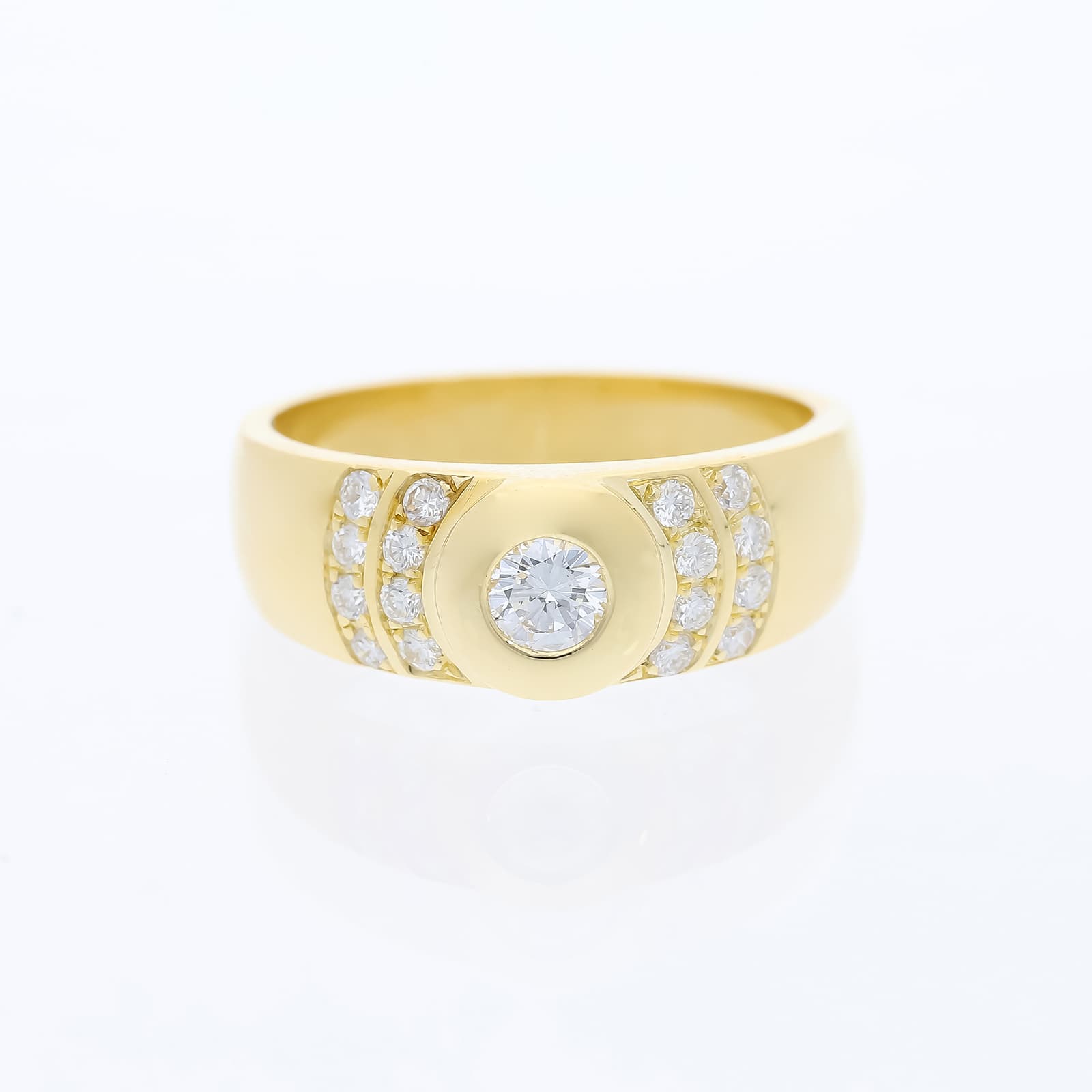 Ring+0,42+ct.+Diamant+750+Gold+/+18+Karat