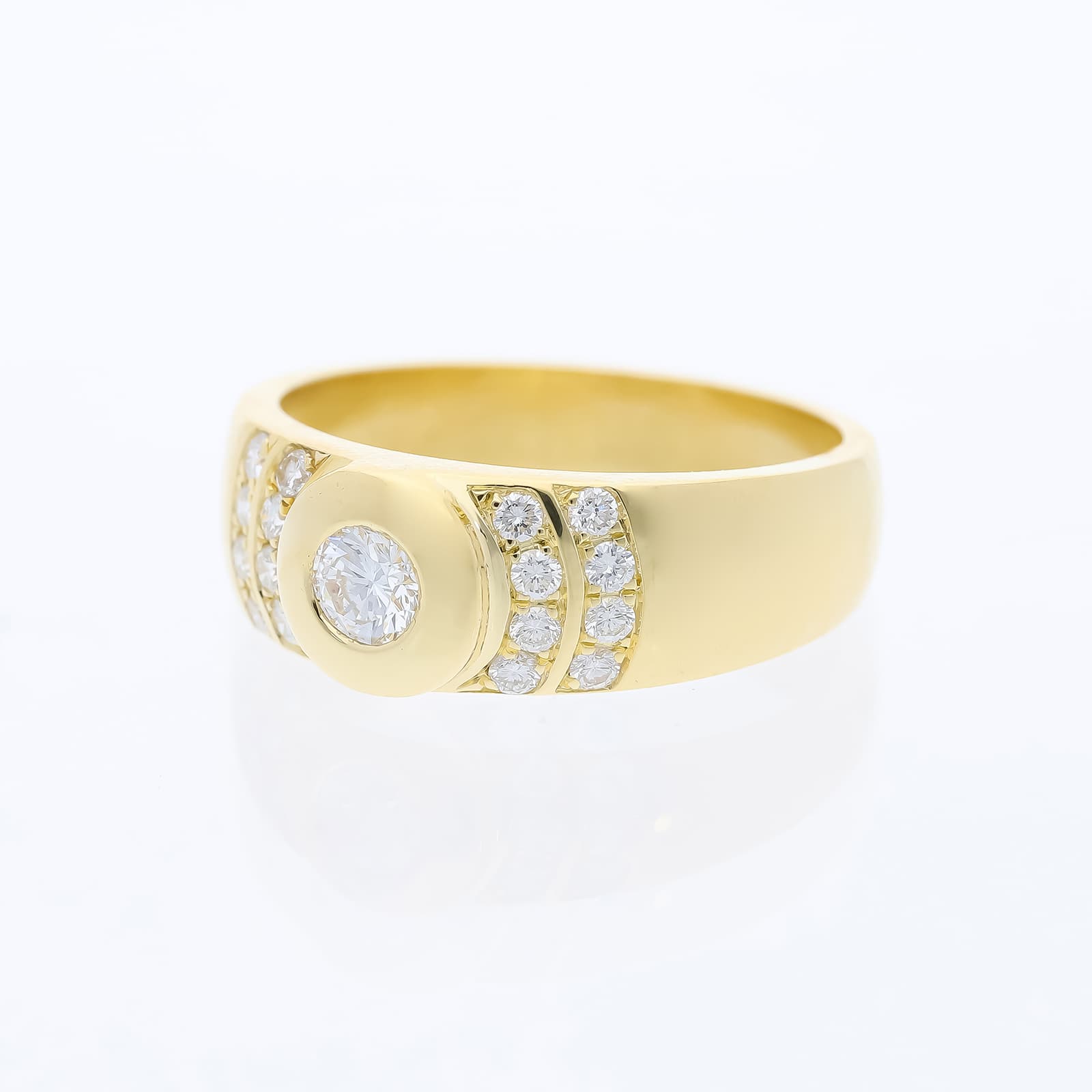 Ring+0,42+ct.+Diamant+750+Gold+/+18+Karat - image 2