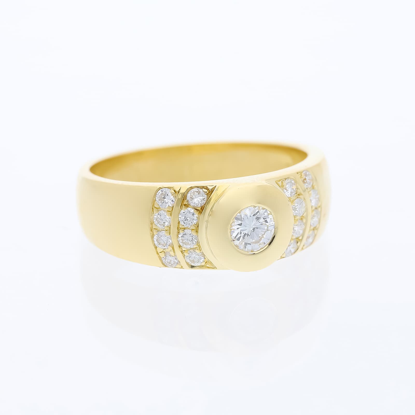 Ring+0,42+ct.+Diamant+750+Gold+/+18+Karat - image 3