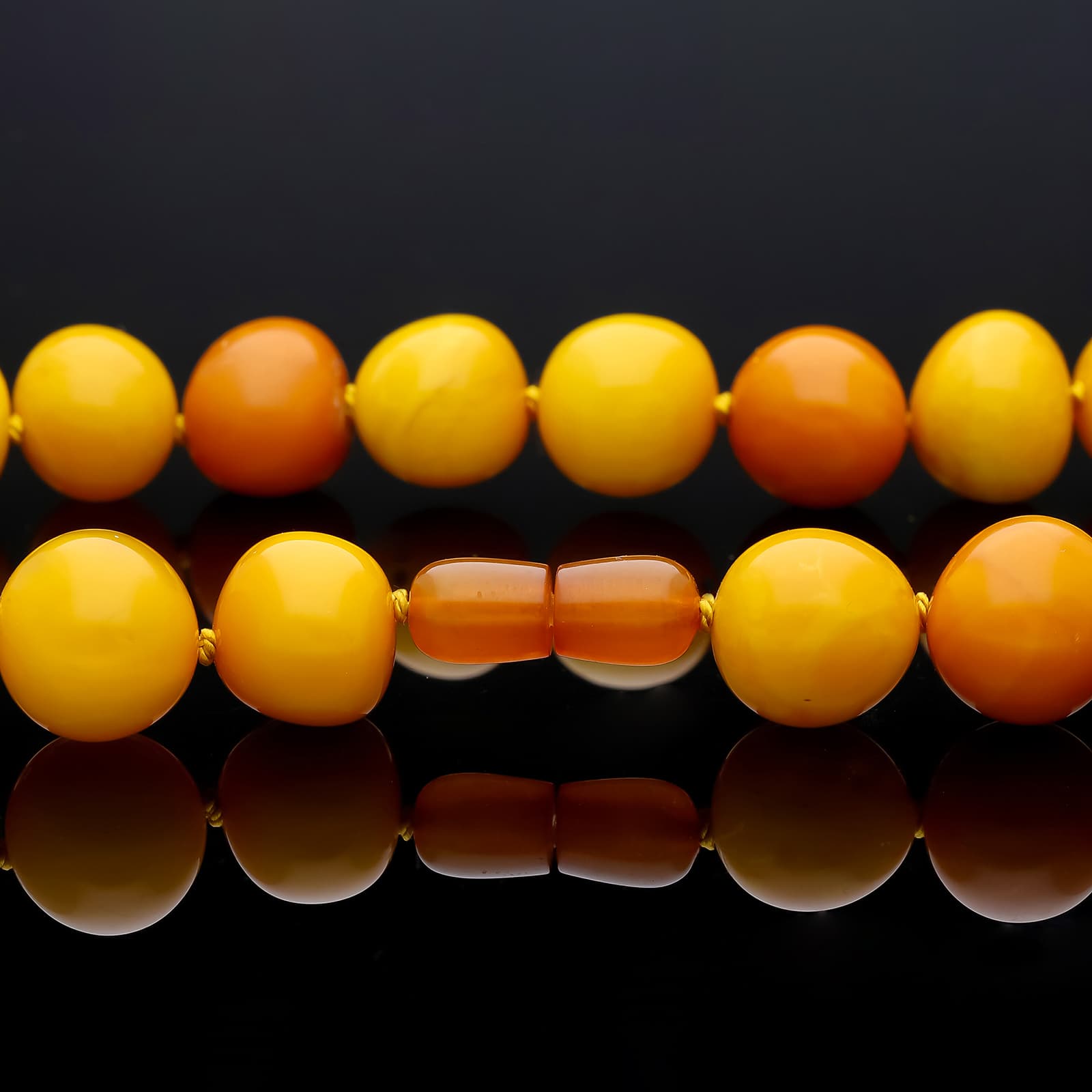 Antike+Butterscotch+Bernstein+Halskette. - image 4
