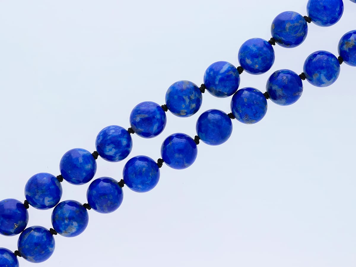 Collier+570,00+ct.+Lapislazuli - image 3