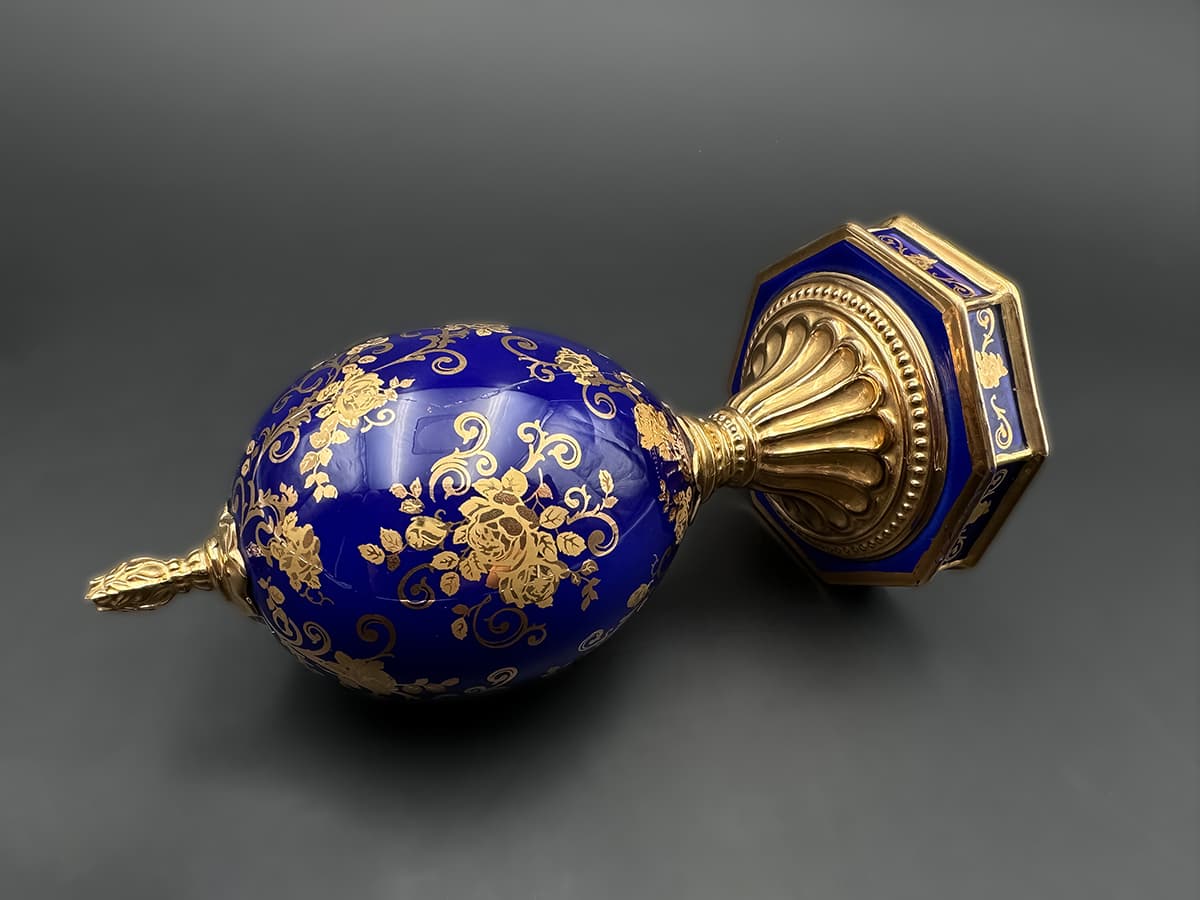 Porzellan-Tischuhr+„Rose+Bouquet+Clock+Miniature“,+House+of+Fabergé - image 5