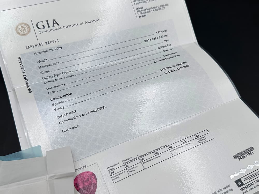 unbehandelter+1,67+ct.+Saphir+GIA+Zertifikat - image 4
