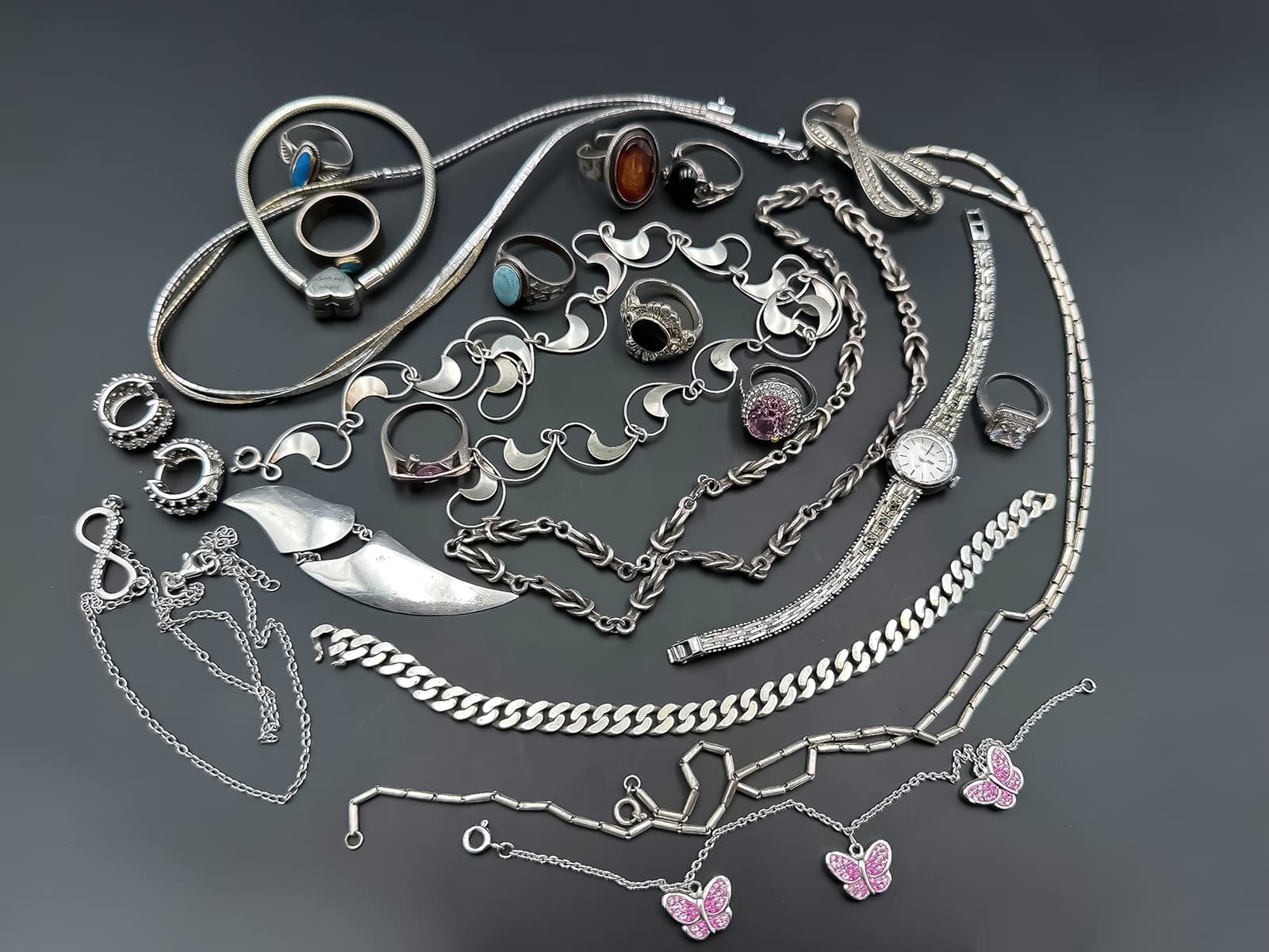Konvolut+Silberschmuck