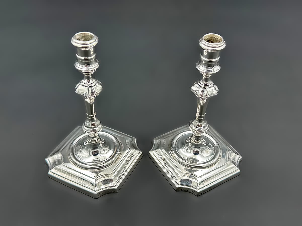 2+Cartier+Kerzenhalter,+Sterling+Silber,+244+Gramm - image 2