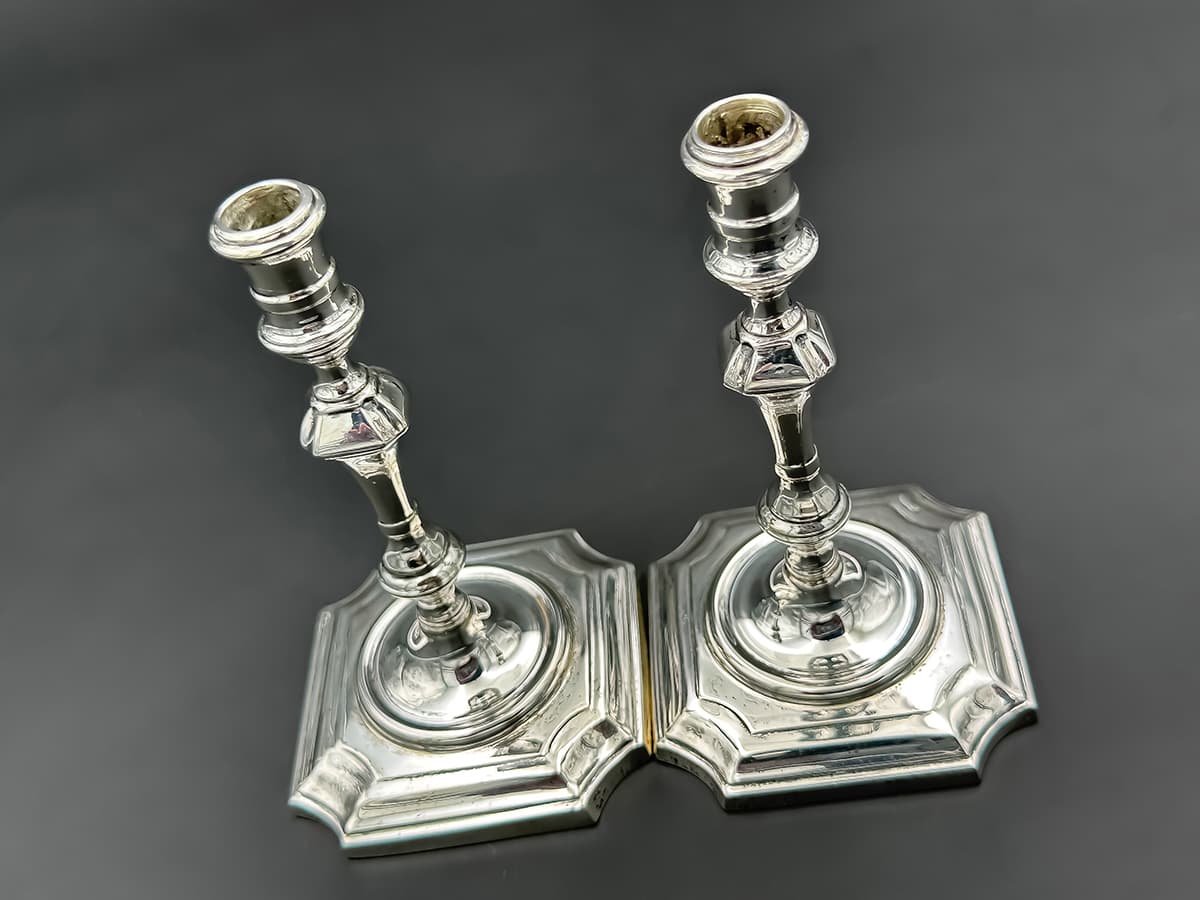 2+Cartier+Kerzenhalter,+Sterling+Silber,+244+Gramm - image 4