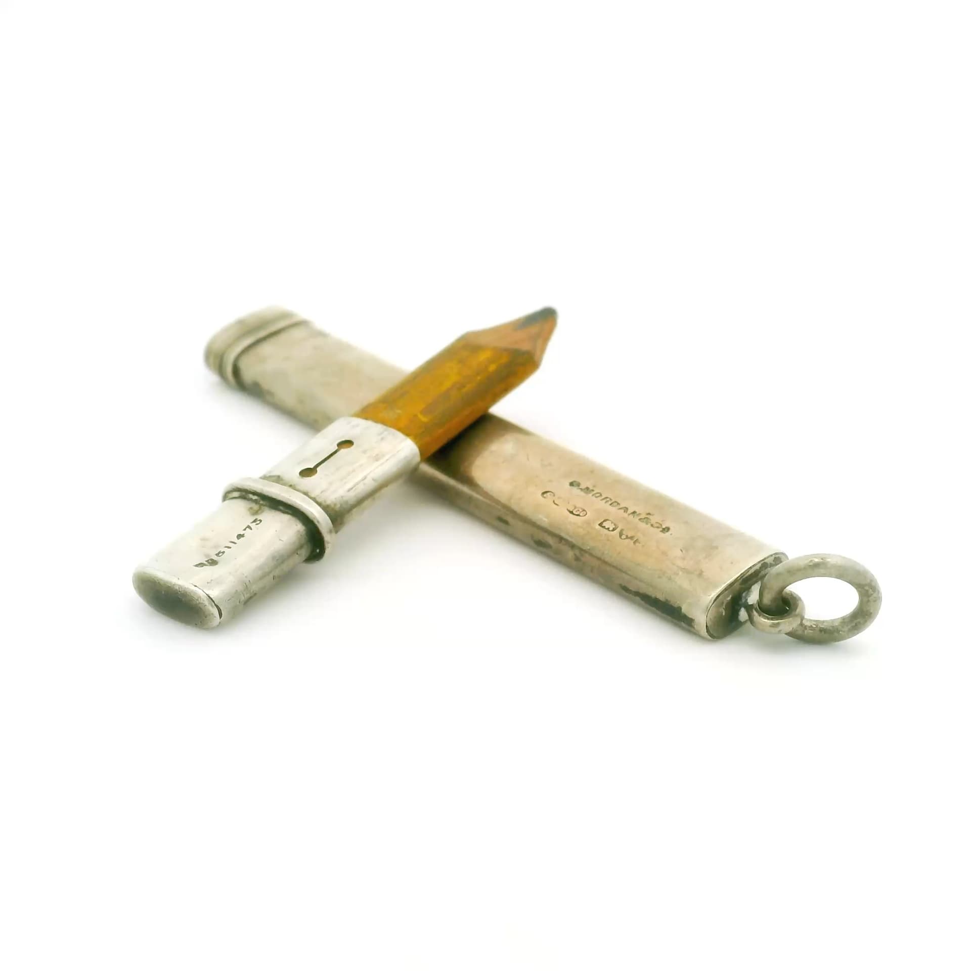 S.+Mordan+&+Co.,+London+–+Sterling+Silber+Bleistift,+datiert+1875