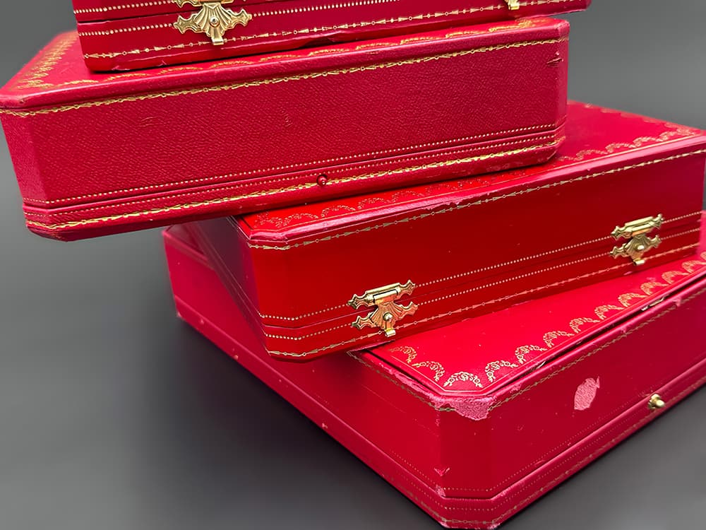 4+originale+Cartier+Collier+Schmuckboxen+&+Etuis - image 3