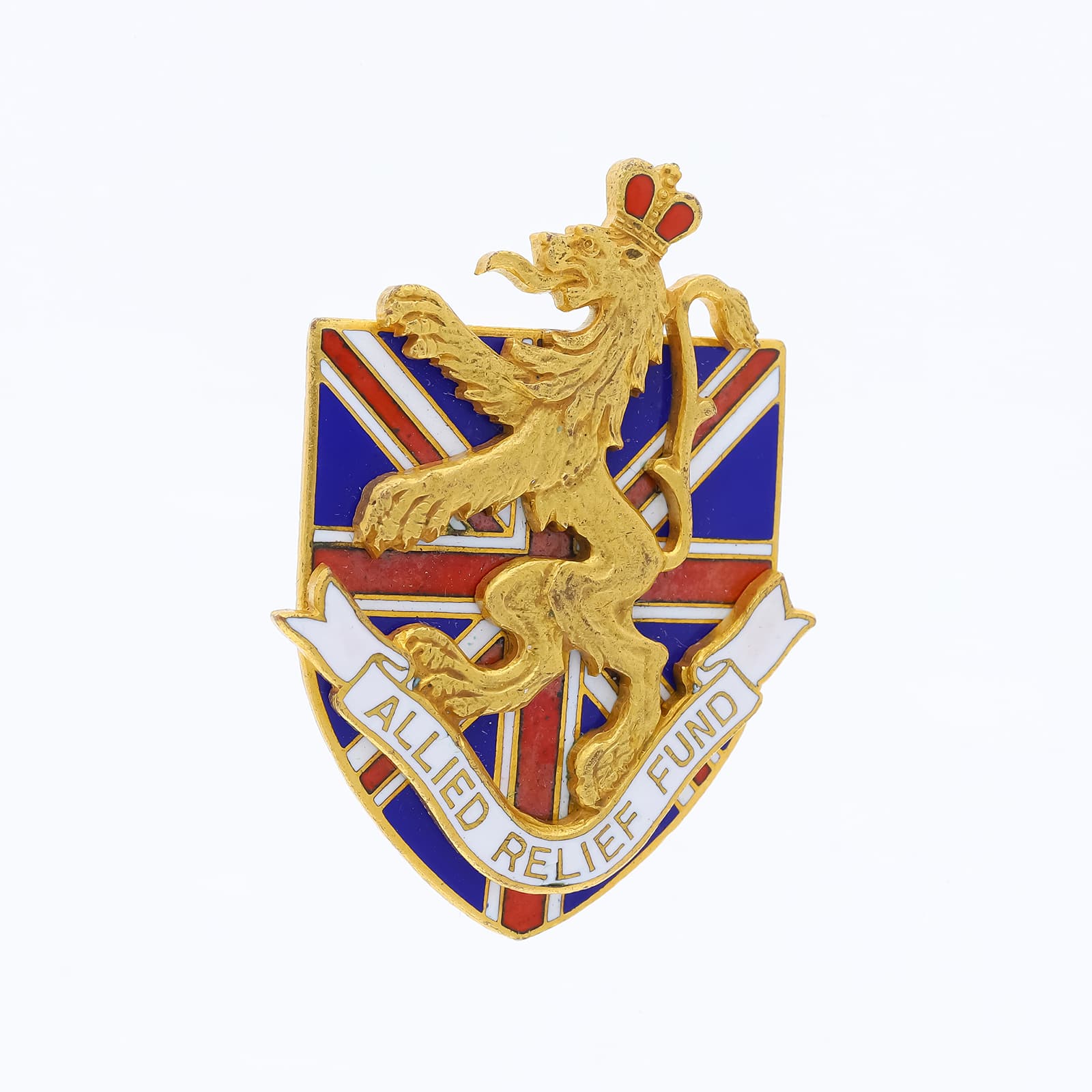 WWII+Allied+Relief+Fund+Pin+made+by+Cartier,+vergoldet - image 2