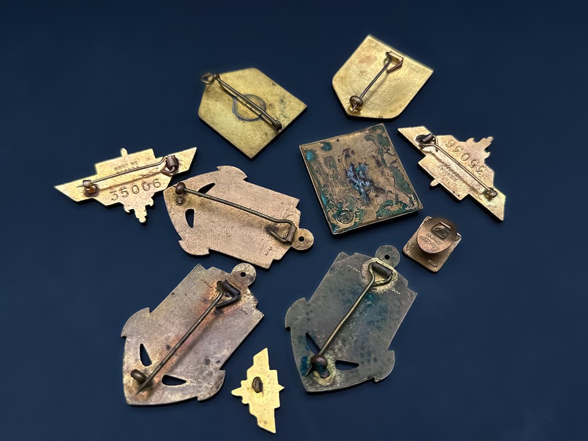 10+Militär+Abzeichen+Befreiung+Frankreich,+von+Cartier,+signiert - image 4