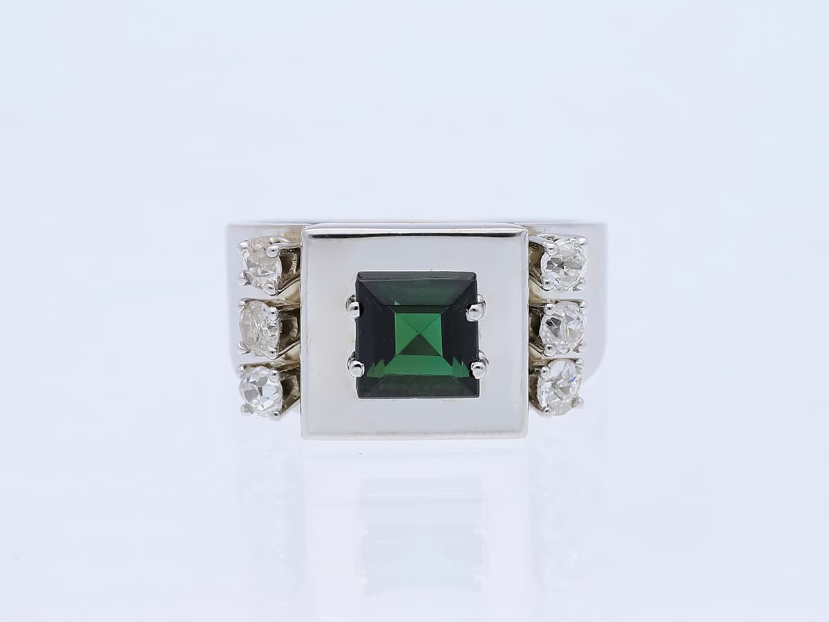 Ring+1,15+ct.+Turmalin,+Diamanten+585+Gold+/+14+Karat