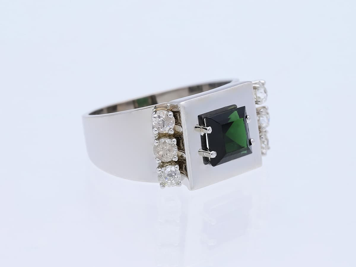 Ring+1,15+ct.+Turmalin,+Diamanten+585+Gold+/+14+Karat - image 3