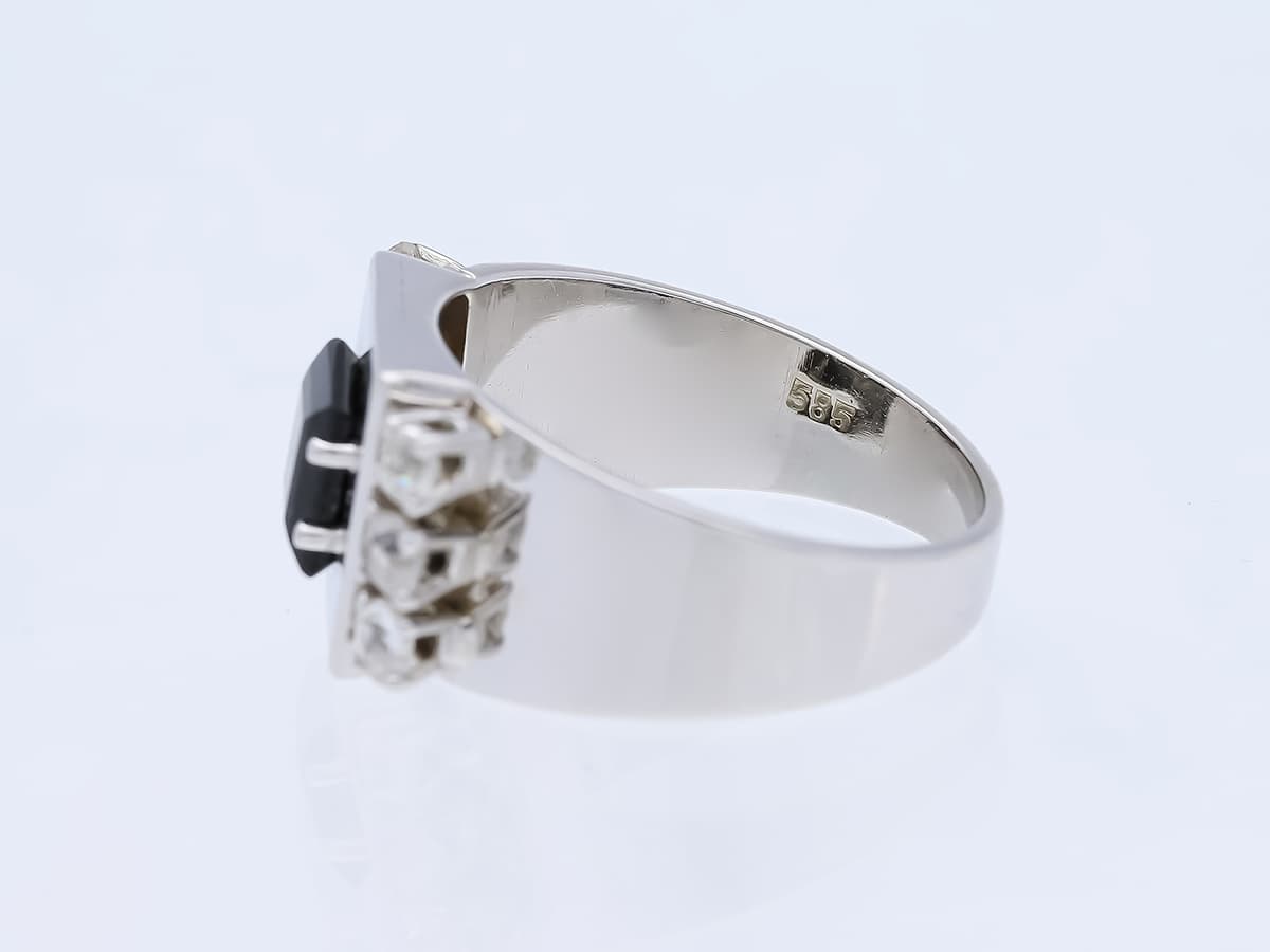 Ring+1,15+ct.+Turmalin,+Diamanten+585+Gold+/+14+Karat - image 5