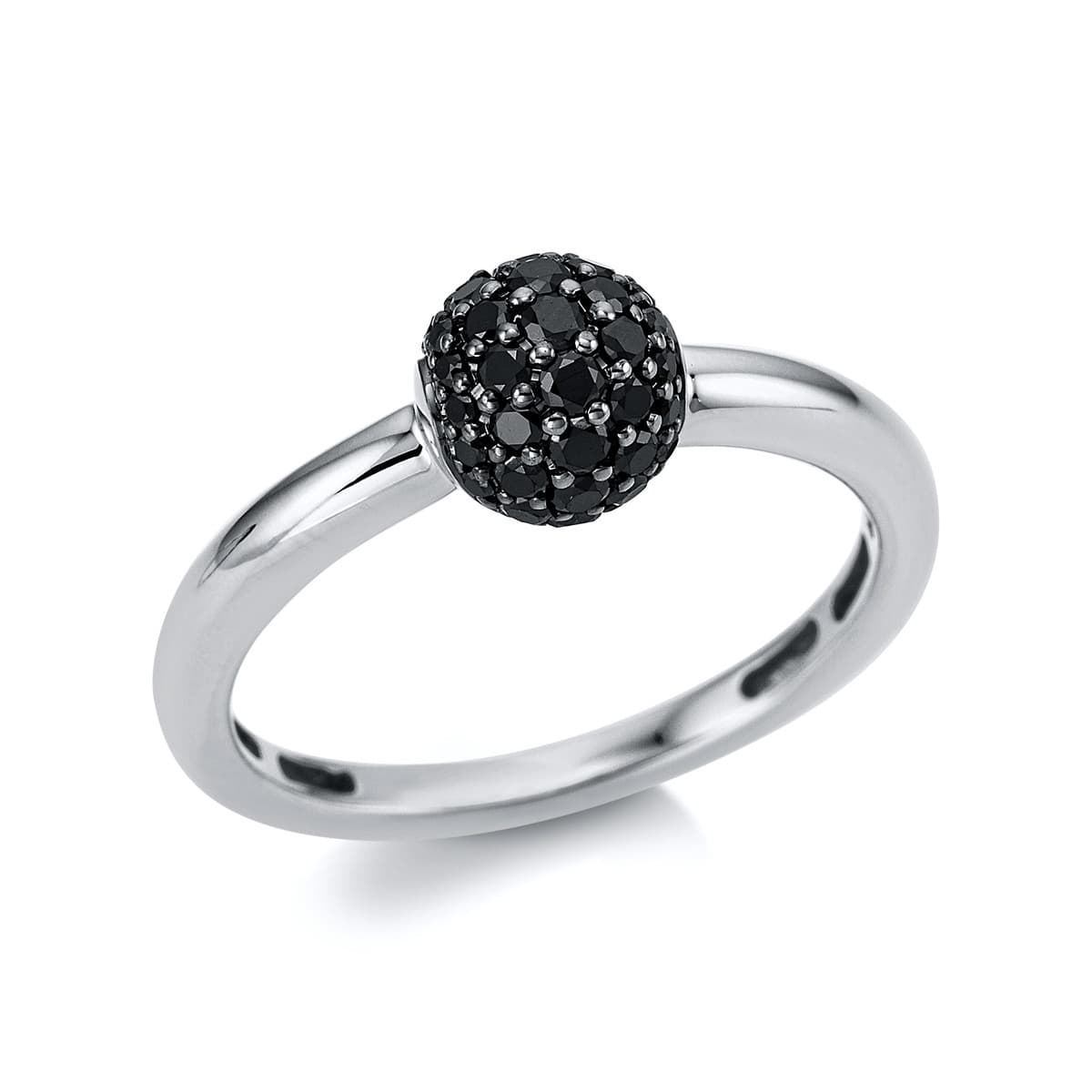 Ring+Diamanten+750+Weißgold+18+kt.+Neu