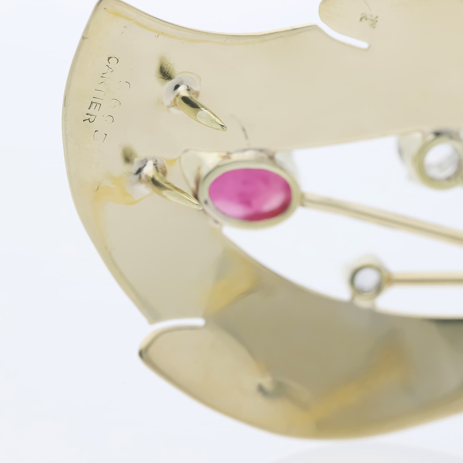 Cartier+Brosche+1,70+ct.+Rubin,+Diamant+585+Gelbgold+14+kt. - image 5