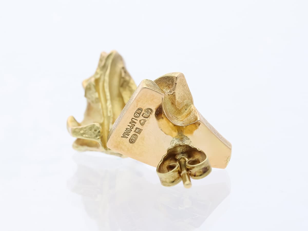 Lapponia+Ohrstecker+nicht+zutreffend+585+Gelbgold+14+kt. - image 5