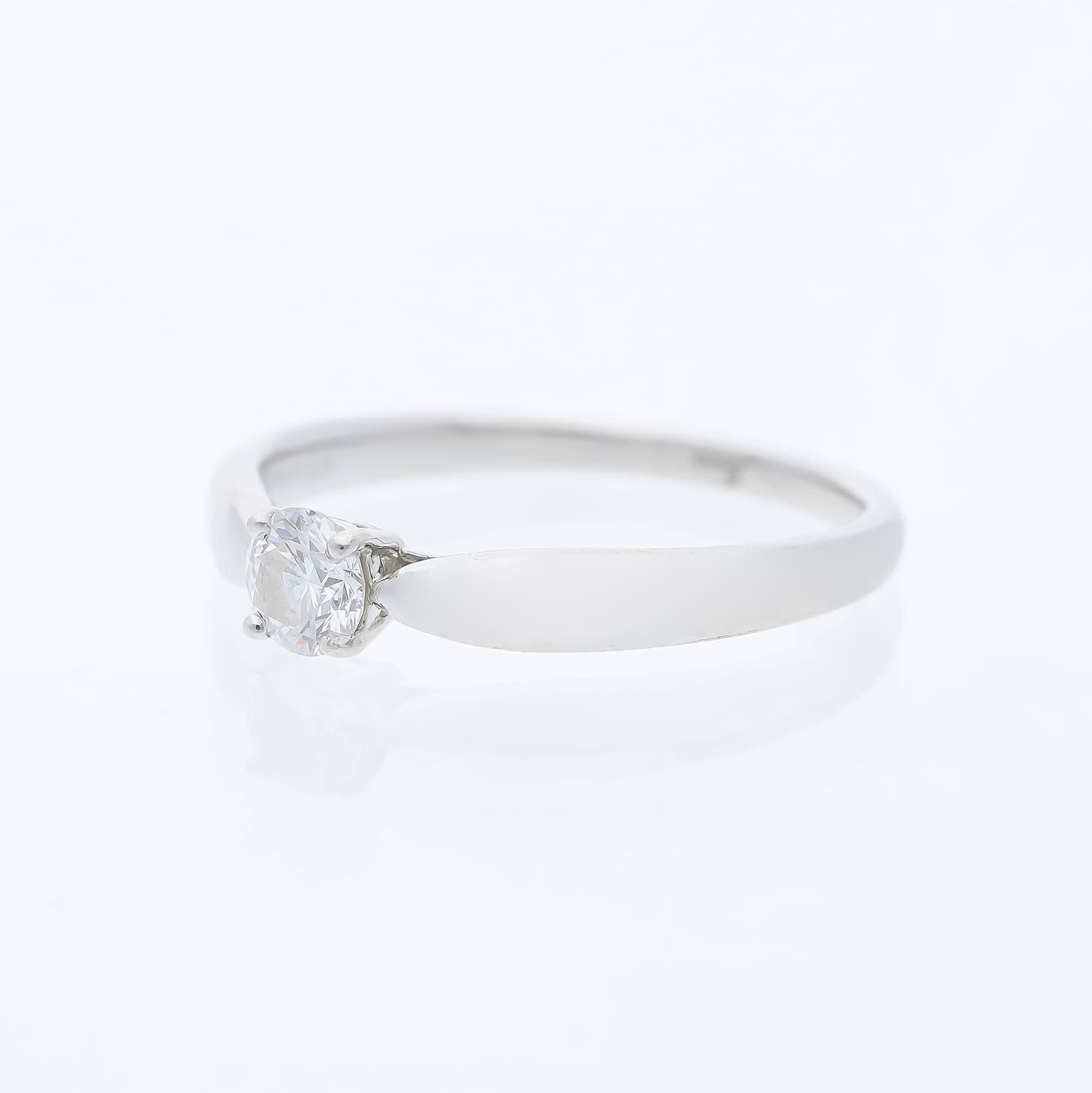 Tiffany+&+Co.+Ring+0,27+ct.+Diamant+950+Platin+Originalzertifikat+Zertifikat - image 2