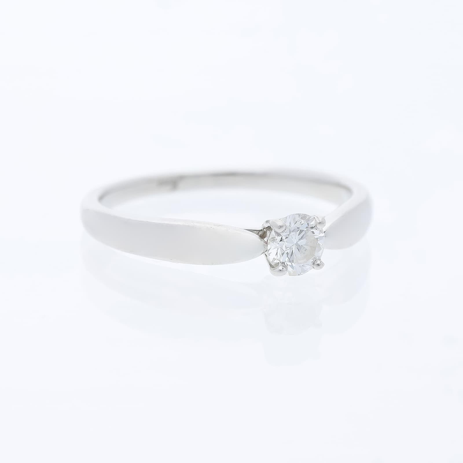 Tiffany+&+Co.+Ring+0,27+ct.+Diamant+950+Platin+Originalzertifikat+Zertifikat - image 3