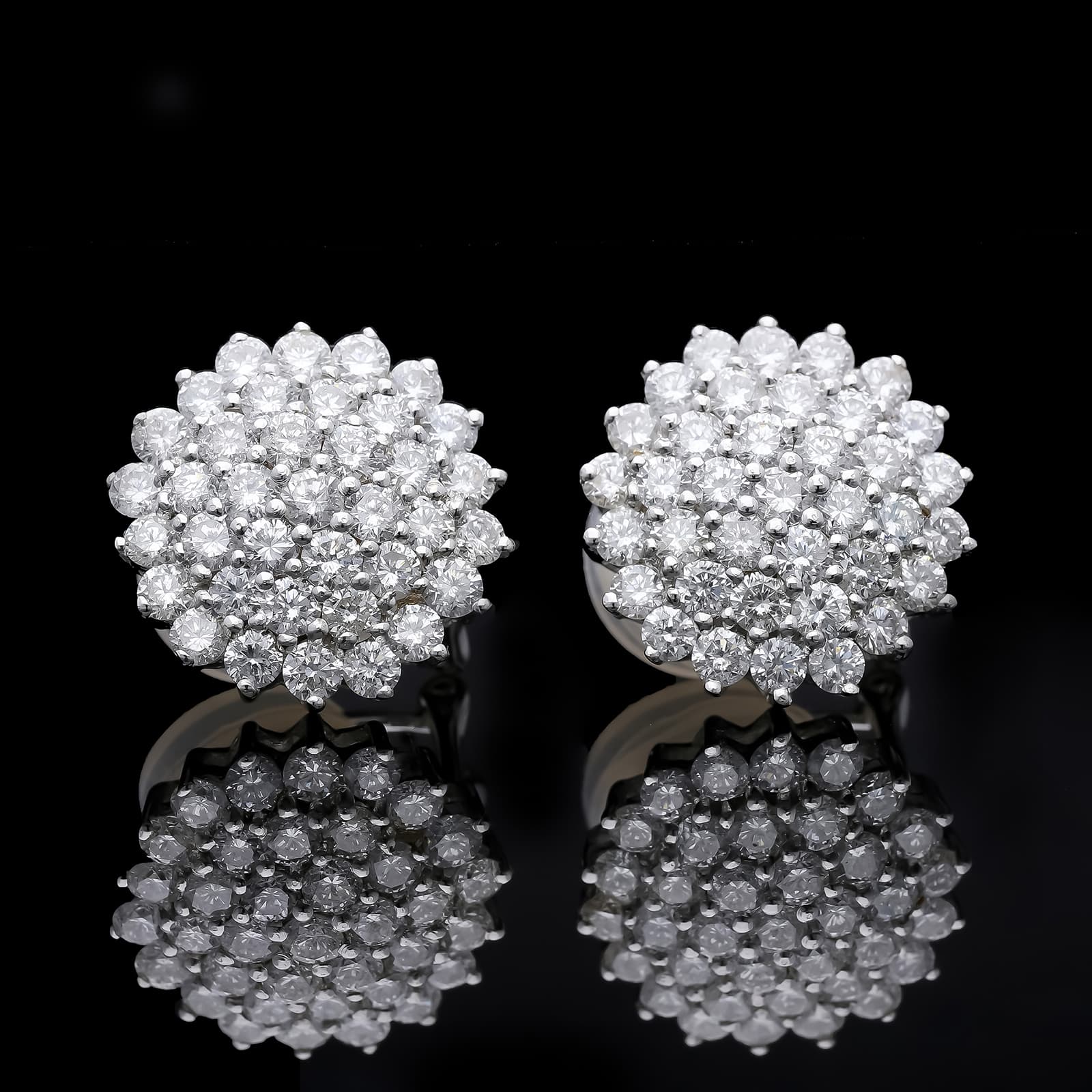 Ohrringe+4,00+ct.+Diamanten+750+Weißgold+18+kt. - image 3