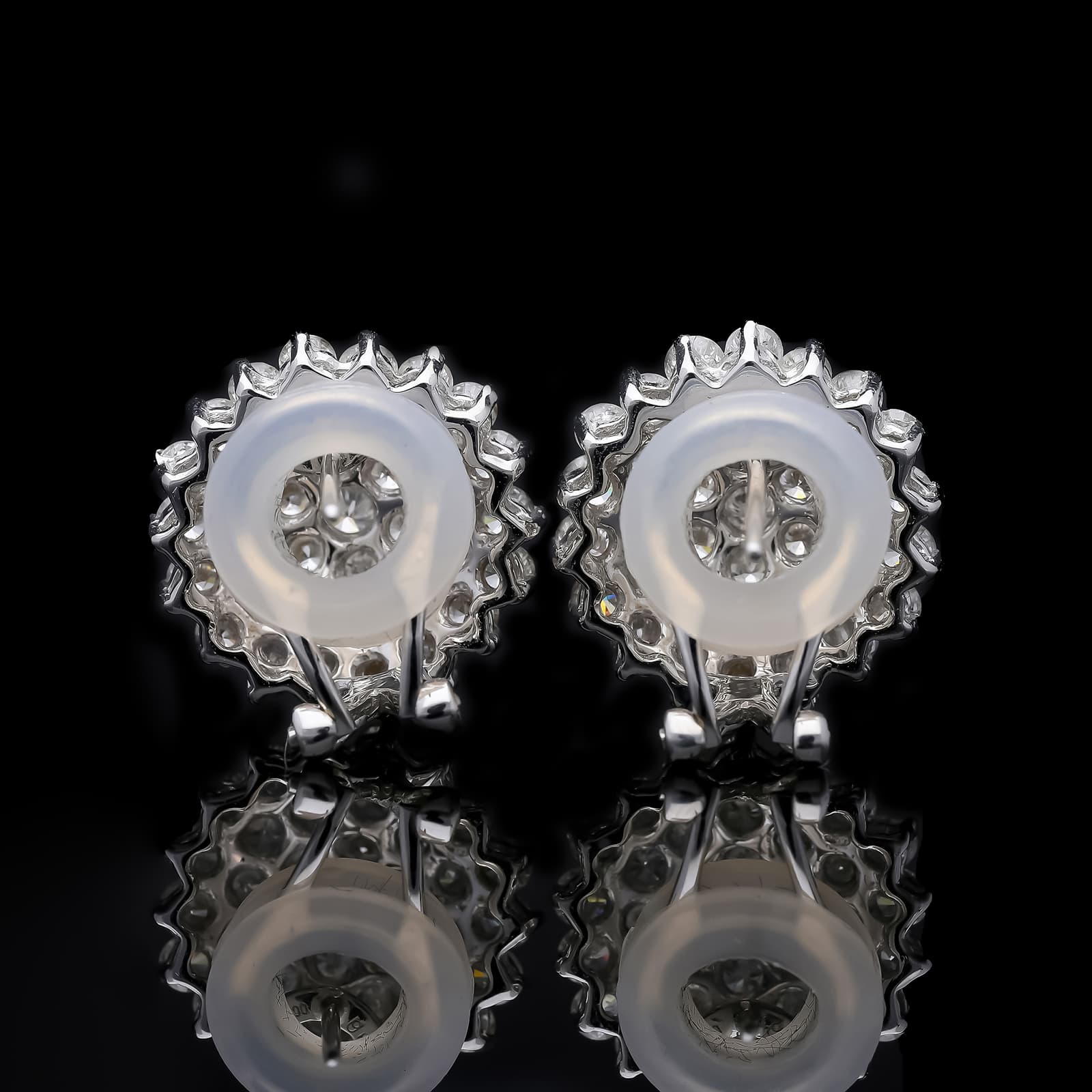 Ohrringe+4,00+ct.+Diamanten+750+Weißgold+18+kt. - image 4