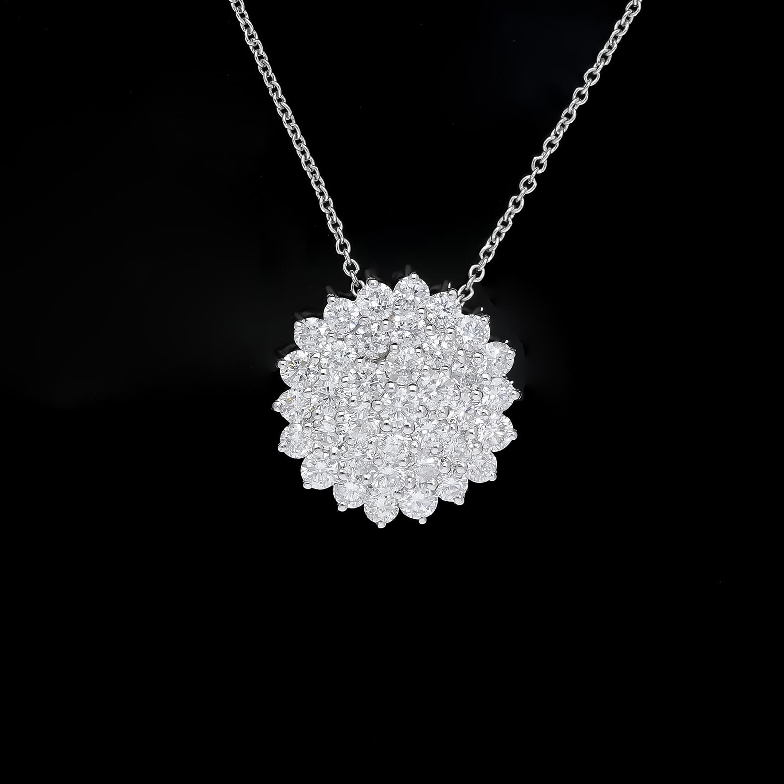 Halskette+mit+Anhänger+1,65+ct.+Diamanten+750+Weißgold+18+kt.