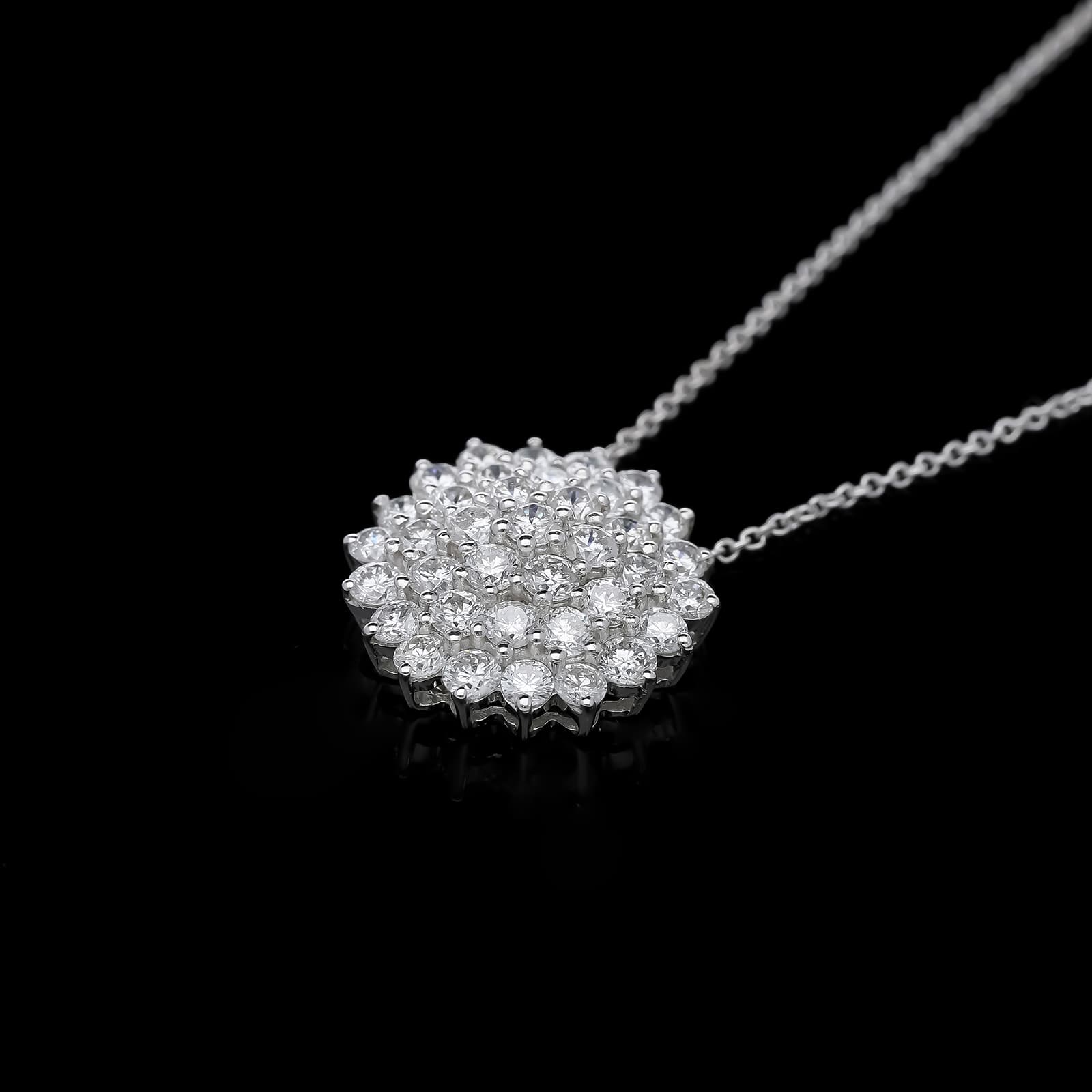 Halskette+mit+Anhänger+1,65+ct.+Diamanten+750+Weißgold+18+kt. - image 3