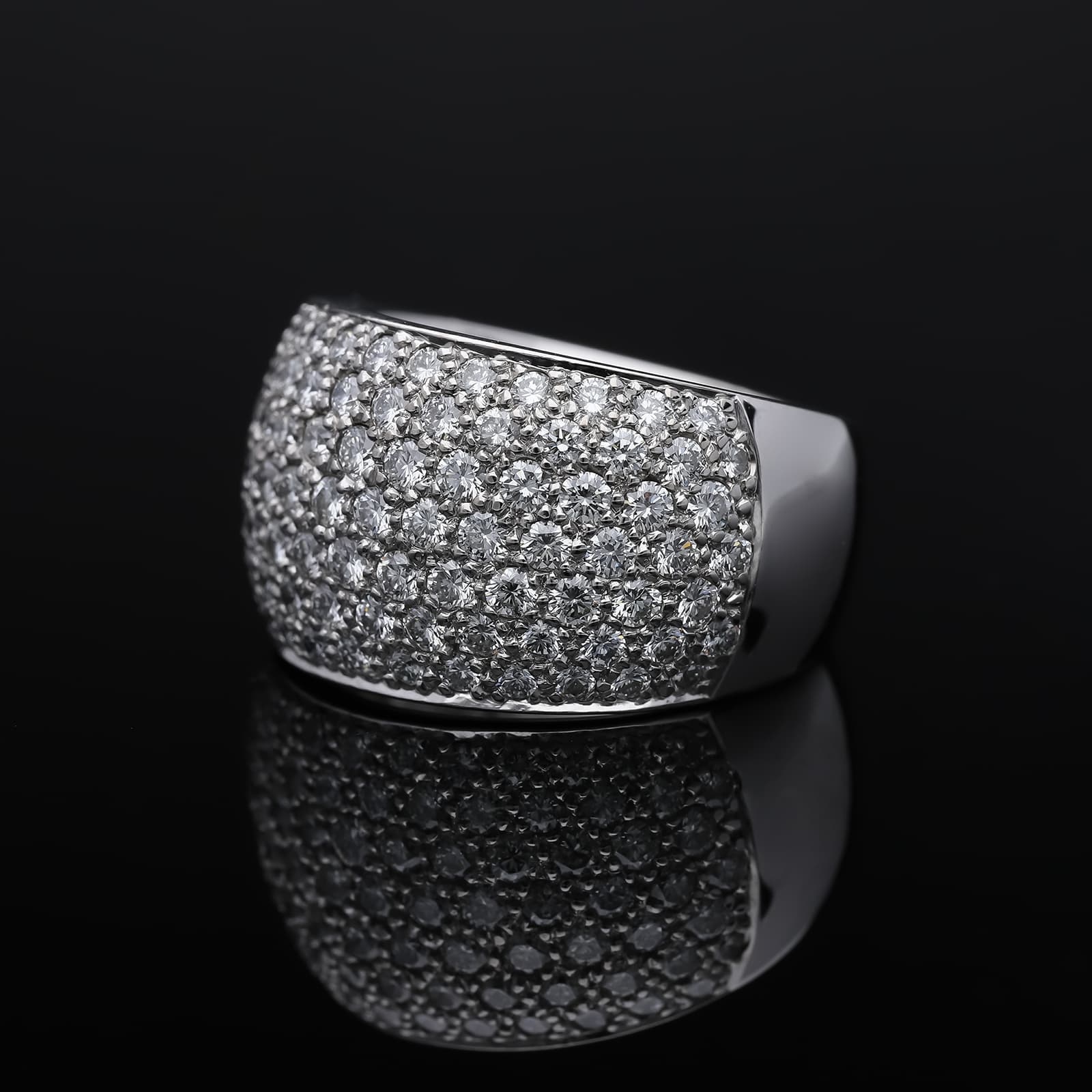 Wempe+Ring+2,17+ct.+Diamanten+750+Weißgold+18+kt.+Originalzertifikat+Zertifikat - image 2